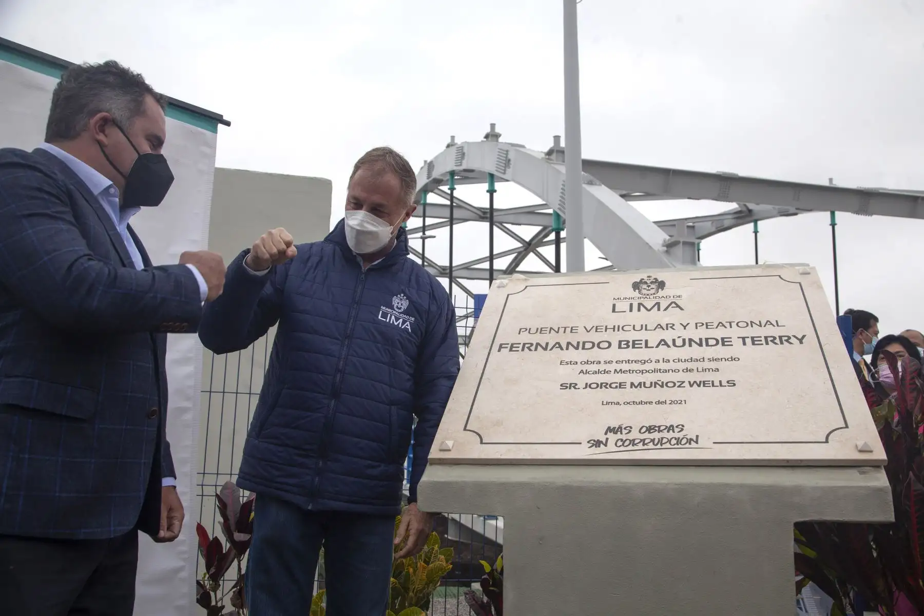 Esta infraestructura, que beneficiará a más de 100 mil ciudadanos y lleva el nombre del expresidente Fernando Belaunde Terry, cuenta con 16 pilotes de cimentación de 27 m de profundidad. Foto: ANDINA/ Municipalidad de Lima