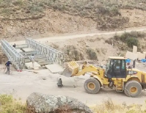 Provías Nacional ejecuta trabajos de conservación en diversos tramos de la carretera Cora Cora-Puquio que une a las regiones de Arequipa y Ayacucho . ANDINA/Difusión