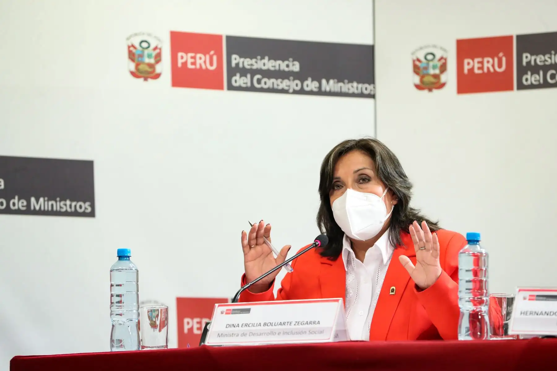 La jefa de Gabinete Ministerial, Mirtha Vásquez, junto a ministros de Estado, informaron a la ciudadanía sobre medidas adoptadas y acciones articuladas en el Consejo de Ministros para atender las necesidades urgentes de la población.