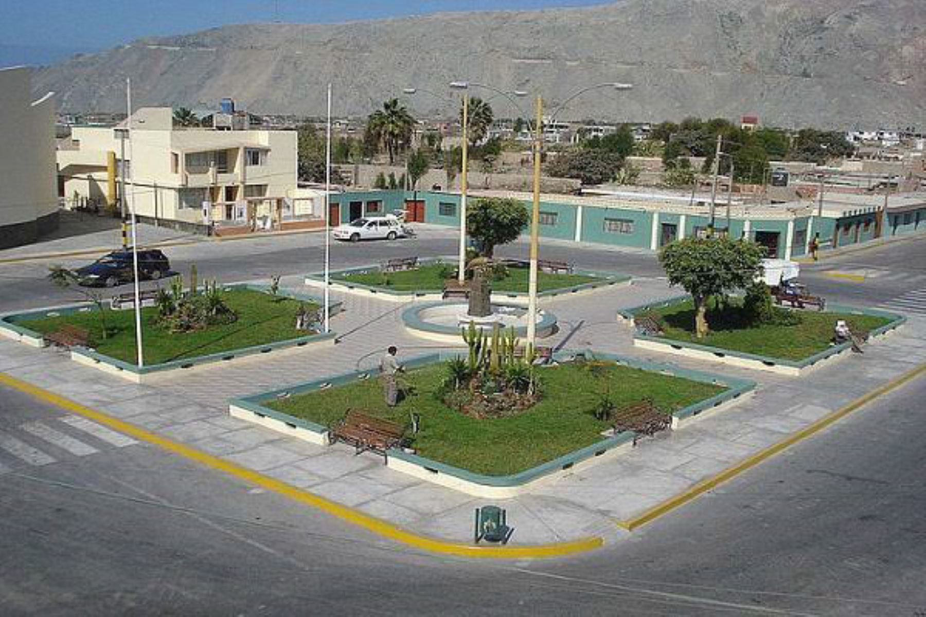 Plaza del distrito de Ocoña, en la región Arequipa. Foto: ANDINA/Difusión