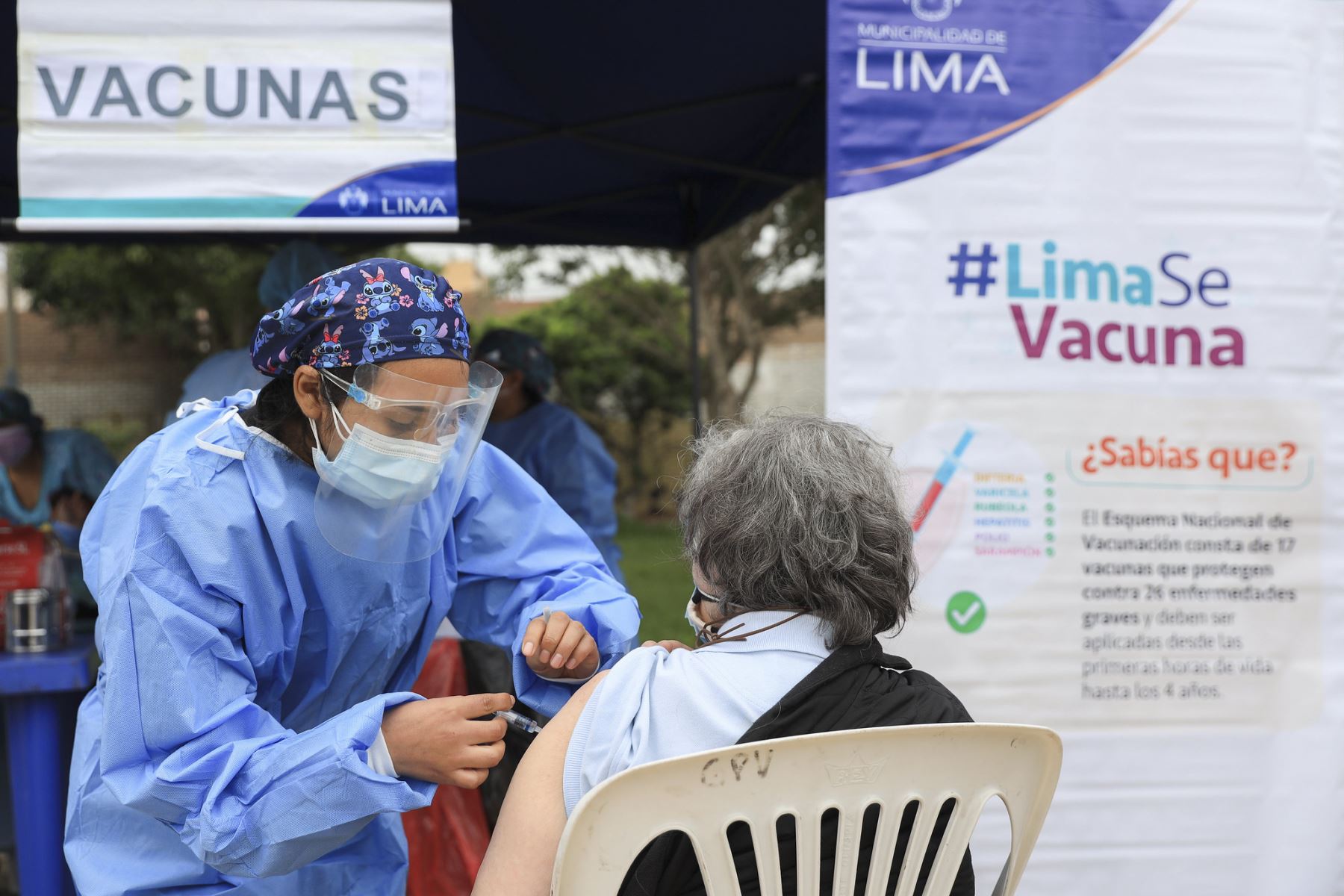 La comuna busca impulsar el cumplimiento del Esquema Nacional de Vacunación y sensibilizar a la población sobre la importancia de las vacunas. ANDINA/ Municipalidad de Lima