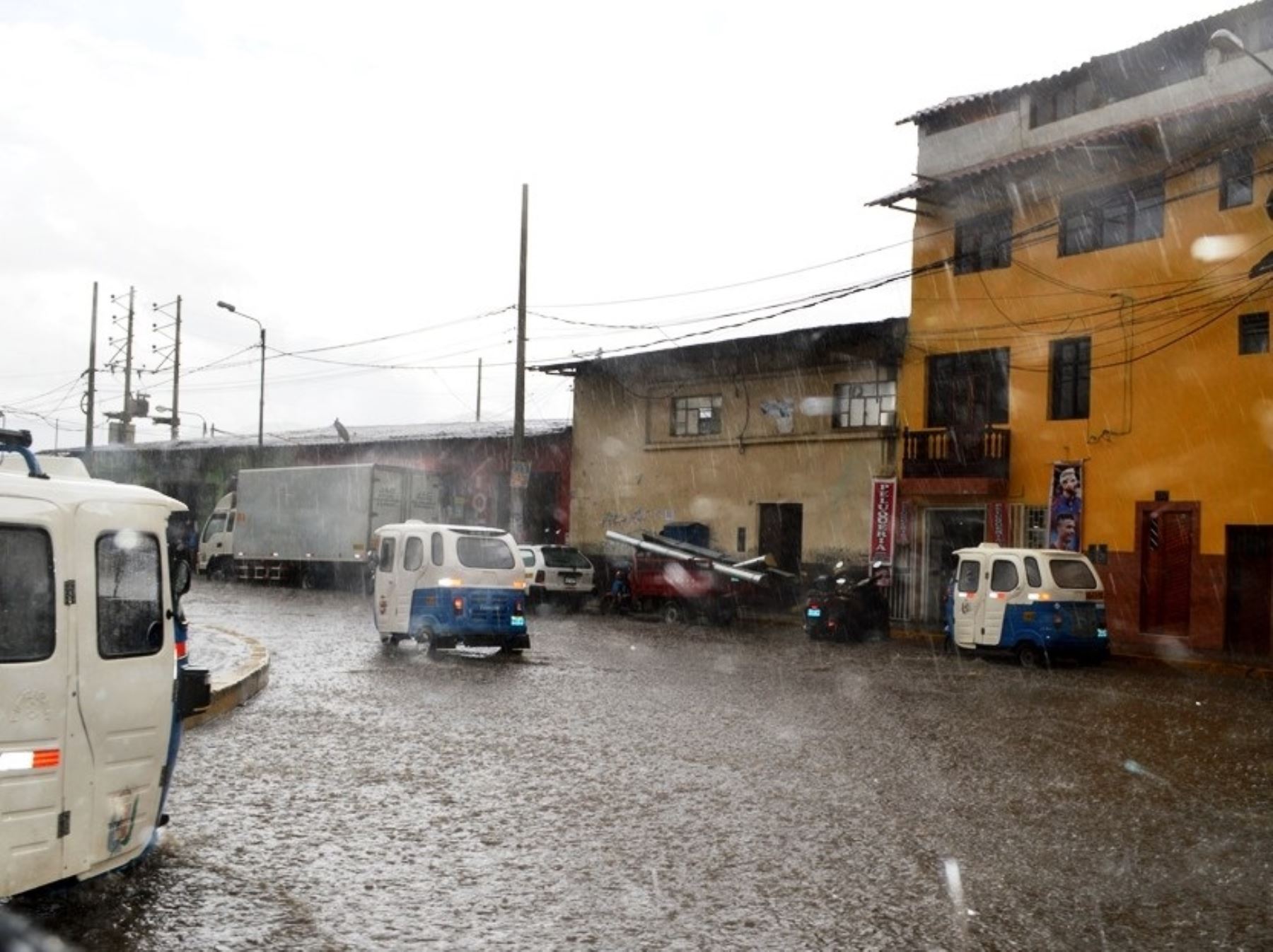 Senamhi pronostica lluvias intensas con tormentas eléctricas durante este fin de semana en diversas provincias de la región Cajamarca. ANDINA/Difusión