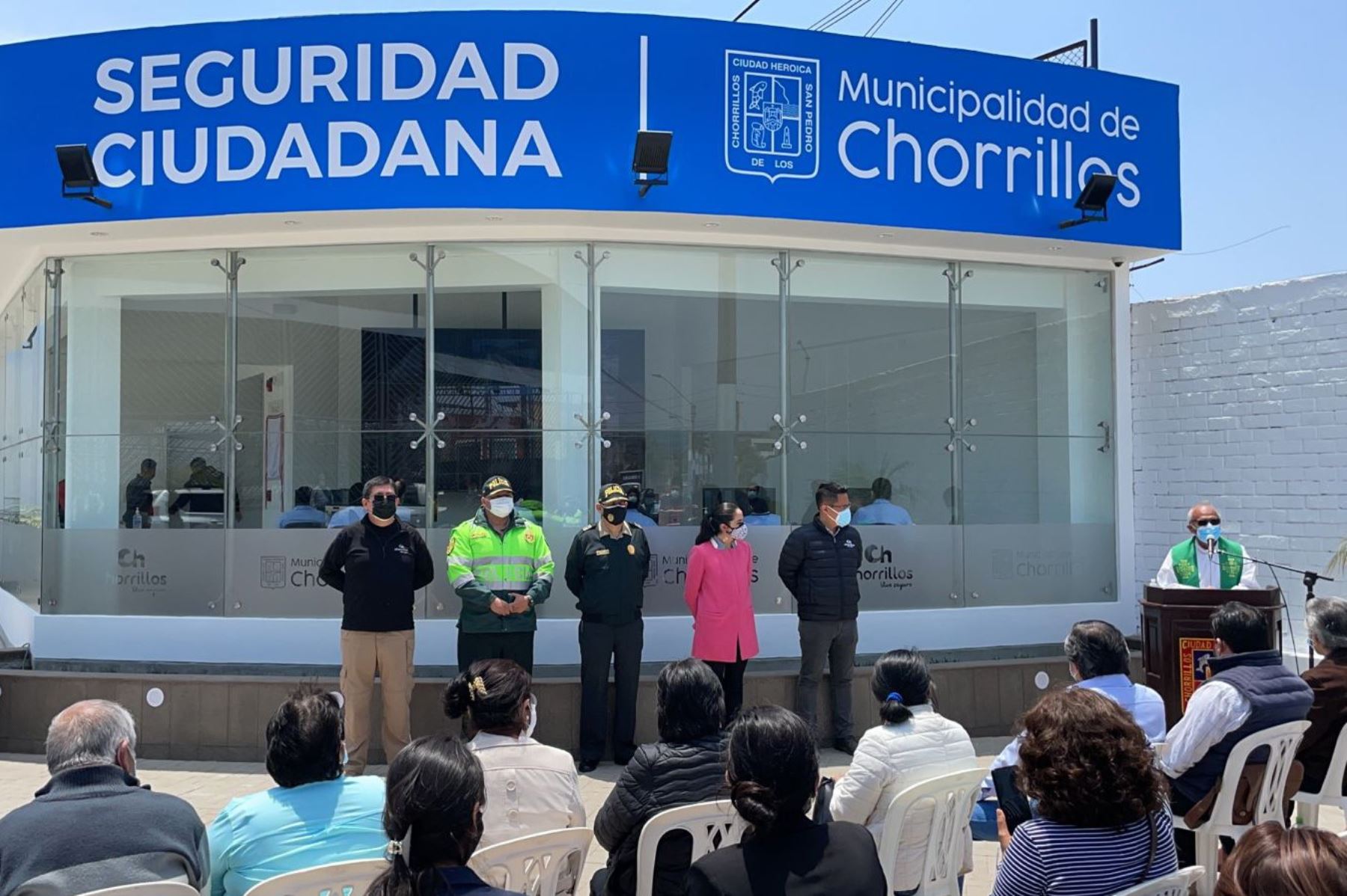 Inauguración del nuevo centro de control de operaciones en el distrito de Chorrillos. Foto: ANDINA/Difusión