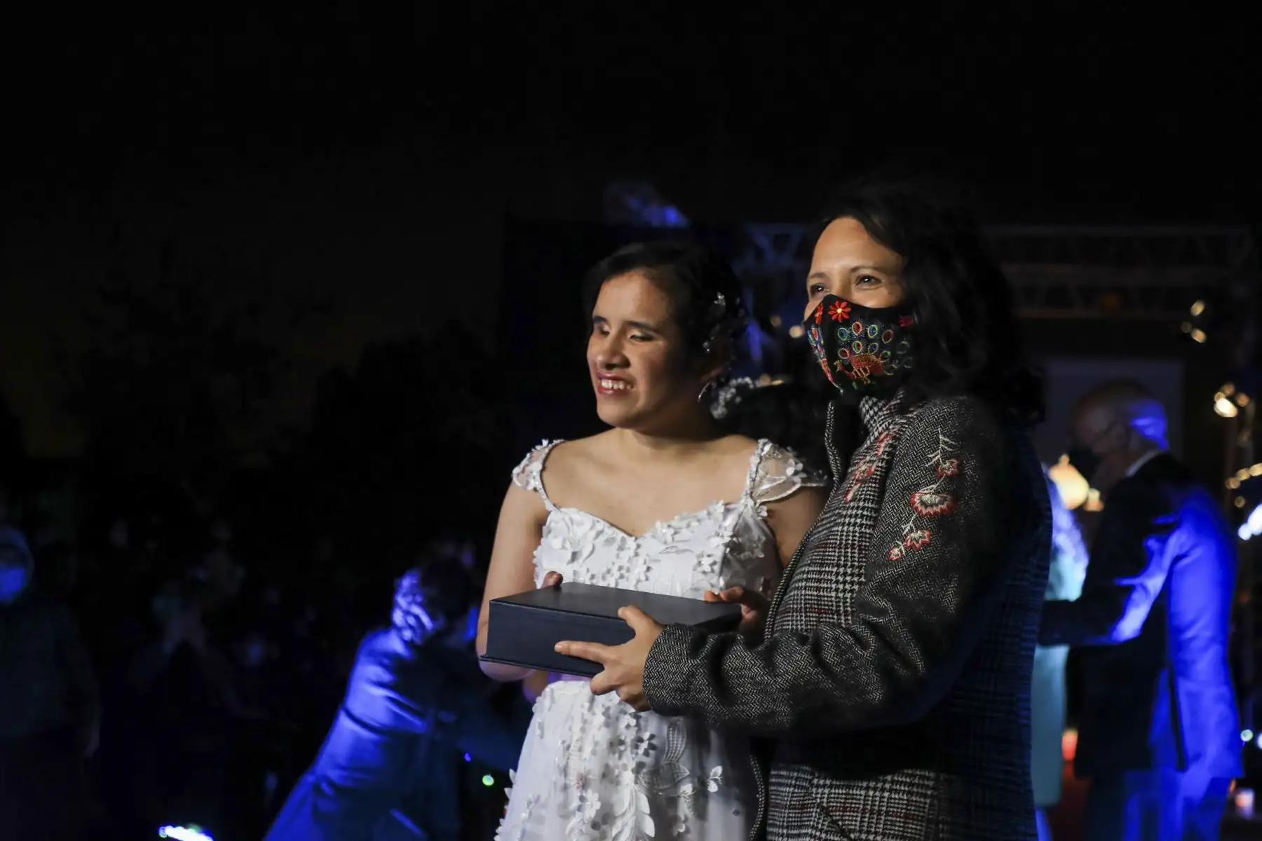 Así se desarrolló anoche el desfile “Inclusión a la Moda” organizado por el Conadis y contó con la presencia de la ministra de la Mujer y Poblaciones Vulnerables, Anahí Durand; la ministra del Trabajo, Betsy Chávez; la Primera Dama de la Nación, Lilia Paredes; la presidenta del Congreso, María del Carmen Alva; entre otras autoridades. Foto: ANDINA/MIMP