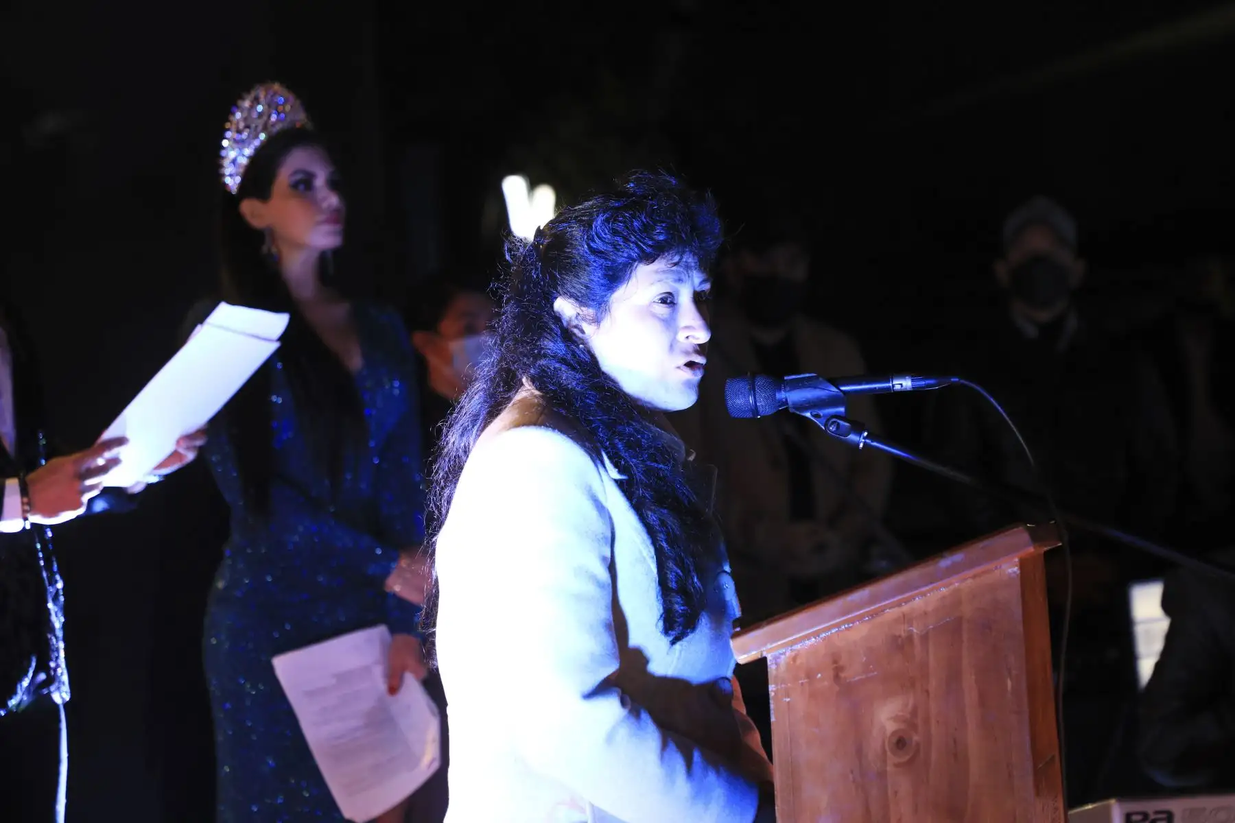Así se desarrolló anoche el desfile “Inclusión a la Moda” organizado por el Conadis y contó con la presencia de la ministra de la Mujer y Poblaciones Vulnerables, Anahí Durand; la Primera Dama de la Nación, Lilia Paredes; la presidenta del Congreso, María del Carmen Alva; entre otras autoridades. Foto: ANDINA/MIMP