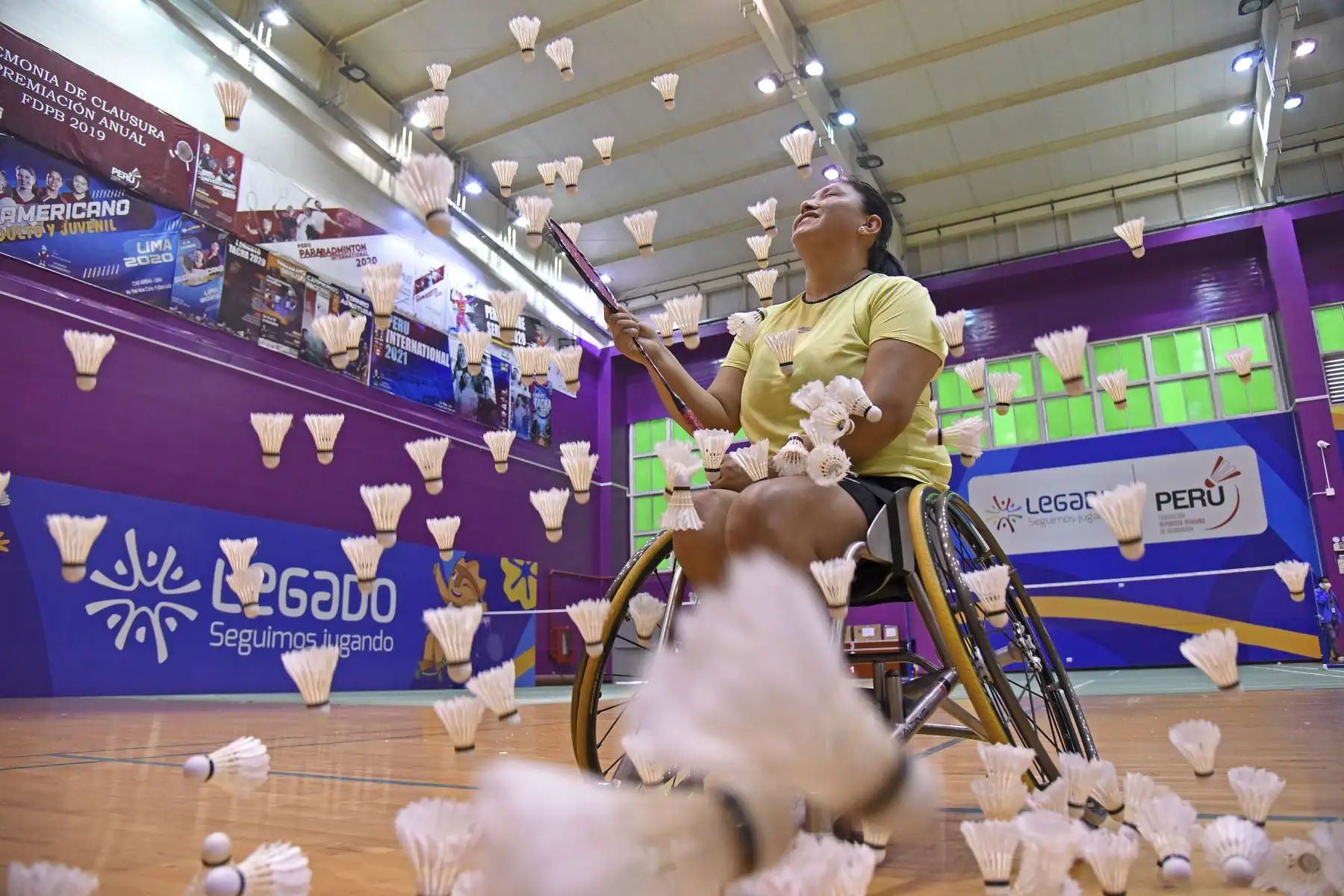 “Queremos demostrar que no somos invisibles. El deporte eleva nuestra autoestima y nos ayuda a afrontar los obstáculos”, afirma Pilar Jáuregui, medallista de oro en Lima 2019. Foto: Legado Lima 2019/Germán Falcón