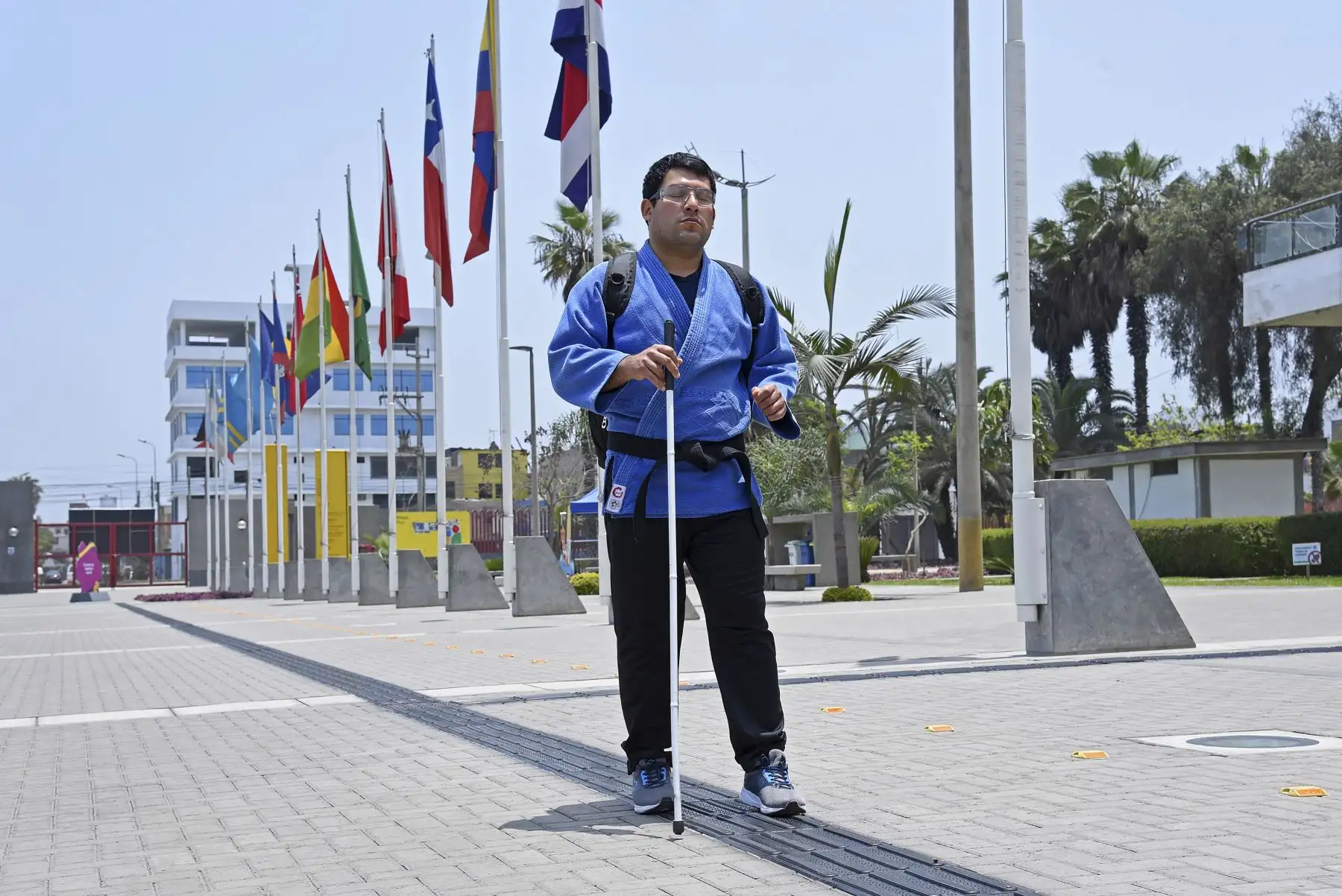 Freed Villalobos, judoca paralímpico en Tokio 2020. Foto: Legado Lima 2019/Germán Falcón