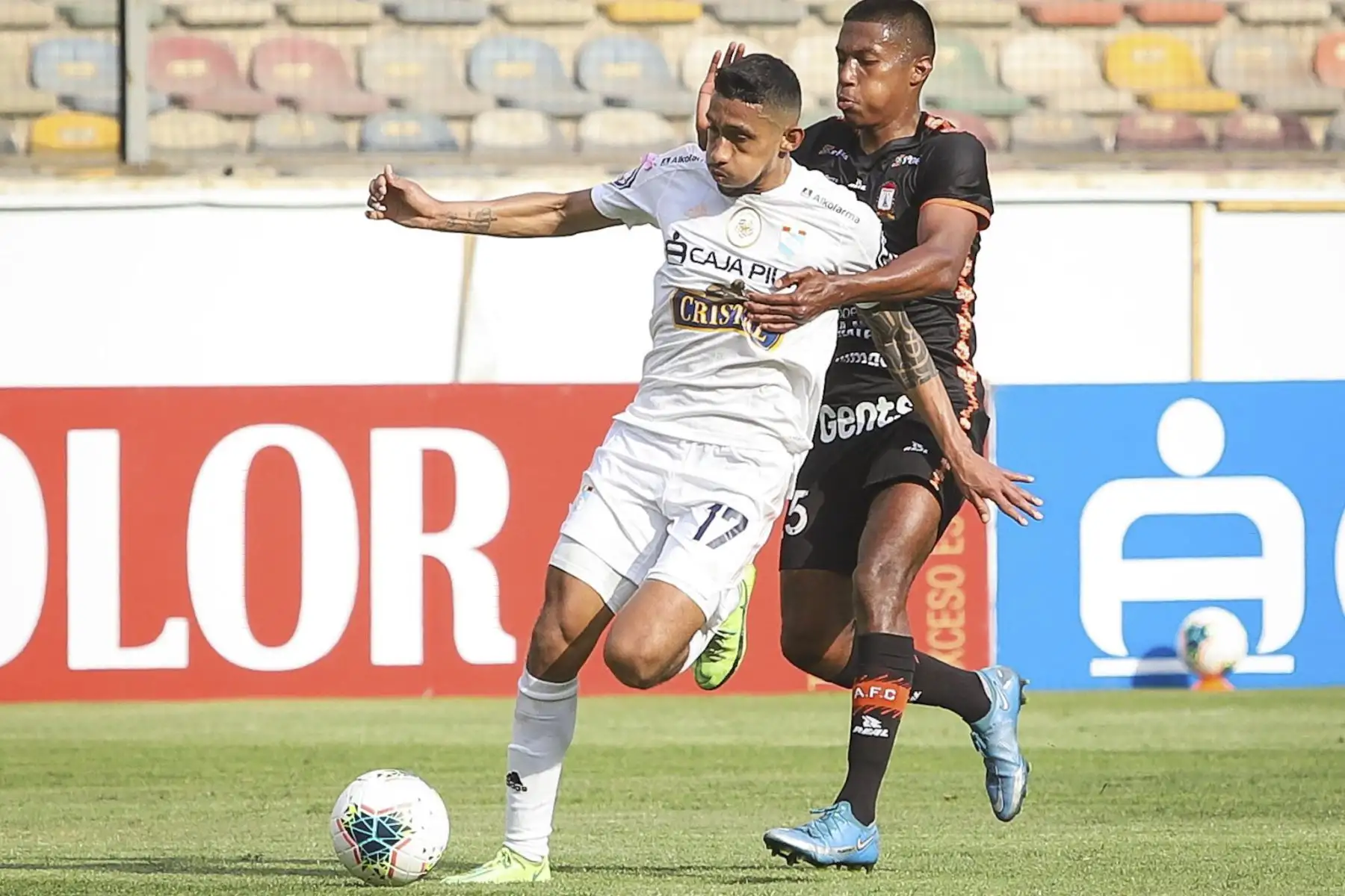 Sporting Cristal venció 1-0 a Ayacucho F.C. por la Fase 2 de la Liga 1 en un encuentro jugado en el estadio Monumental. Foto: FPF