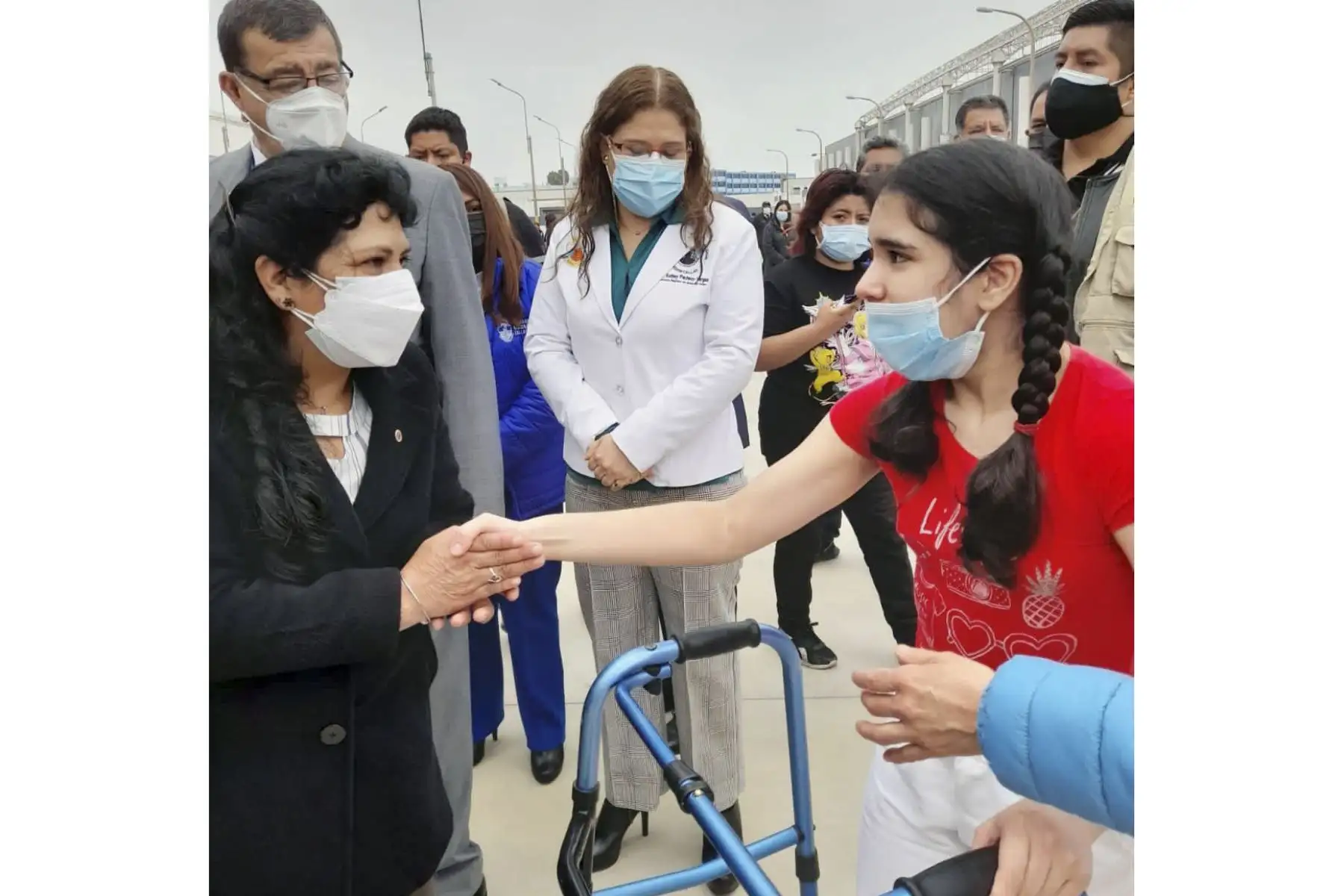Primera dama, Lilia Paredes, participa en la campaña de salud integral dirigida a las personas con discapacidad, a cargo de la región Callao. Es importante que los gobiernos regionales realicen más actividades, como una muestra solidaria de que verdaderamente estamos avanzando hacia una sociedad inclusiva. Foto: ANDINA/Prensa Presidencia