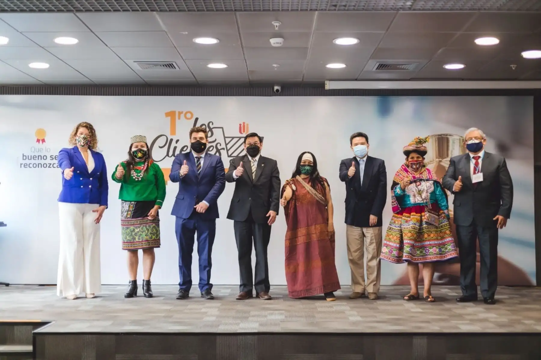 Reconocimiento de Indecopi a las buenas prácticas de atención a los clientes y usuarios del sector público y privado. Foto: Cortesía.
