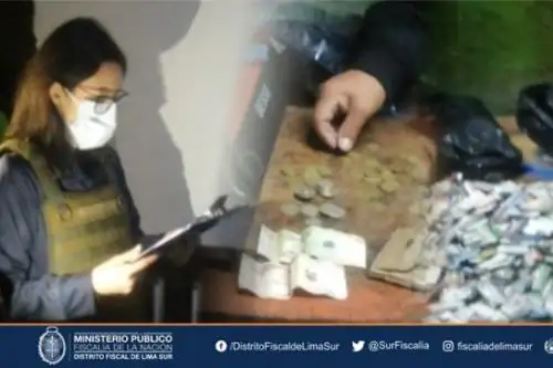 Durante la intervención a los inmuebles, se incautó 15 mil soles y más de 14, 237 ketes con PBC, así como celulares, entre otros elementos que vincularía a los imputados con la venta de droga al menudeo. Foto: ANDINA/ Minsa.
