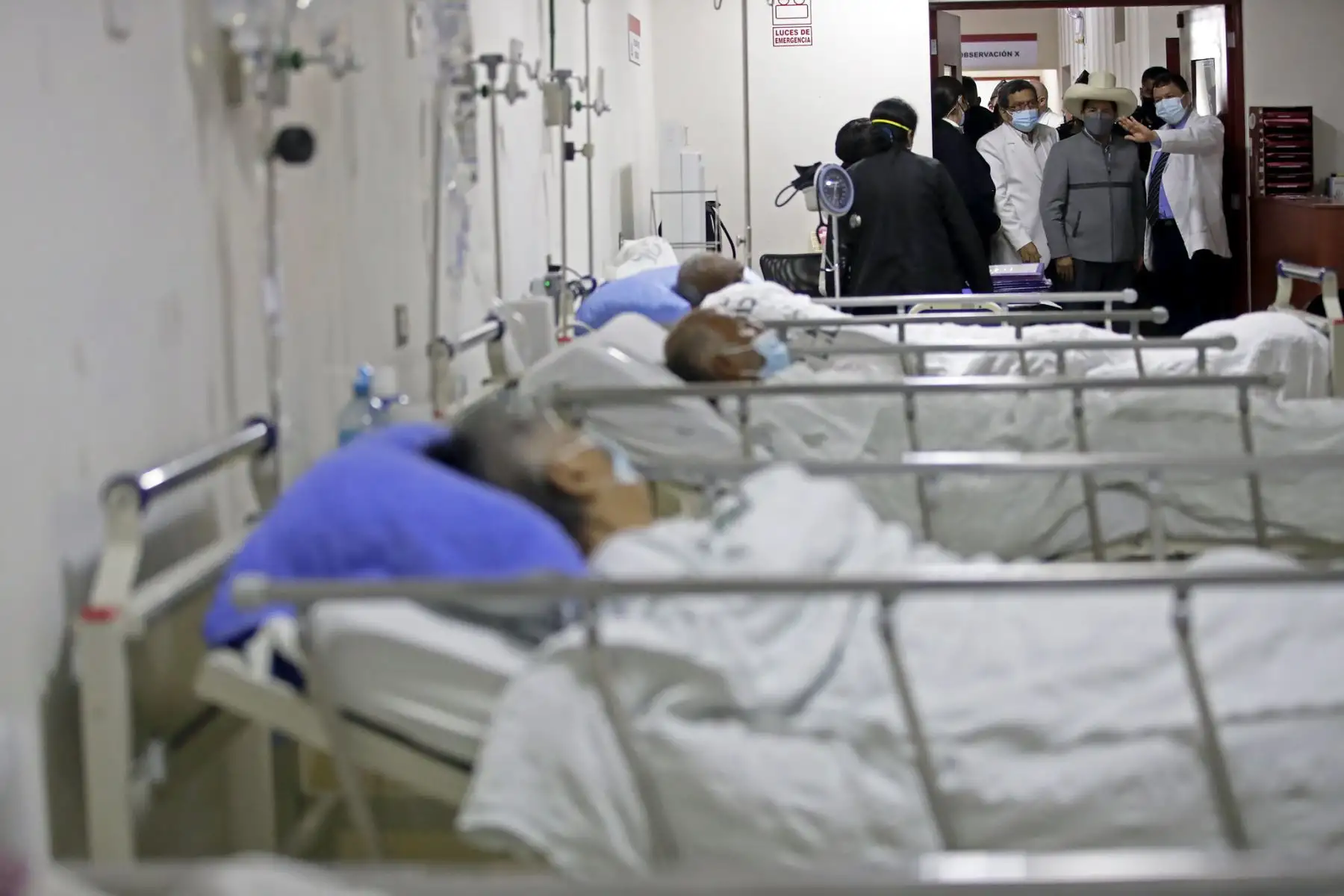 Presidente Pedro Castillo inaugura Centro Oxigenoterapia de alto flujo en el Hospital Loayza. Foto: ANDINA/Prensa Presidencia