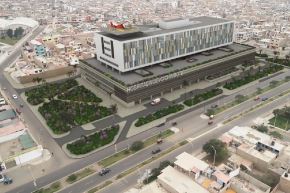 Proyecto del Hospital de EsSalud Nuevo Chimbote. Cortesía.