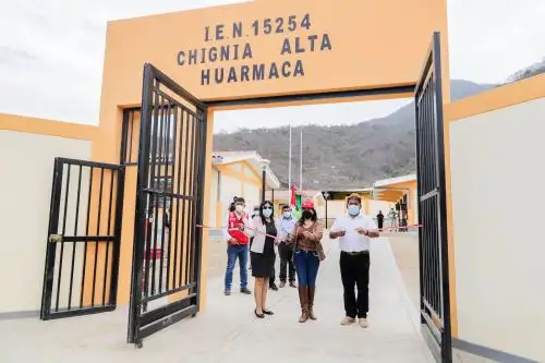 Escolares del distrito de Huarmaca, región Piura, se beneficiarán con modernas escuelas cuando retornen a las clases presenciales. Foto: ANDINA/Difusión