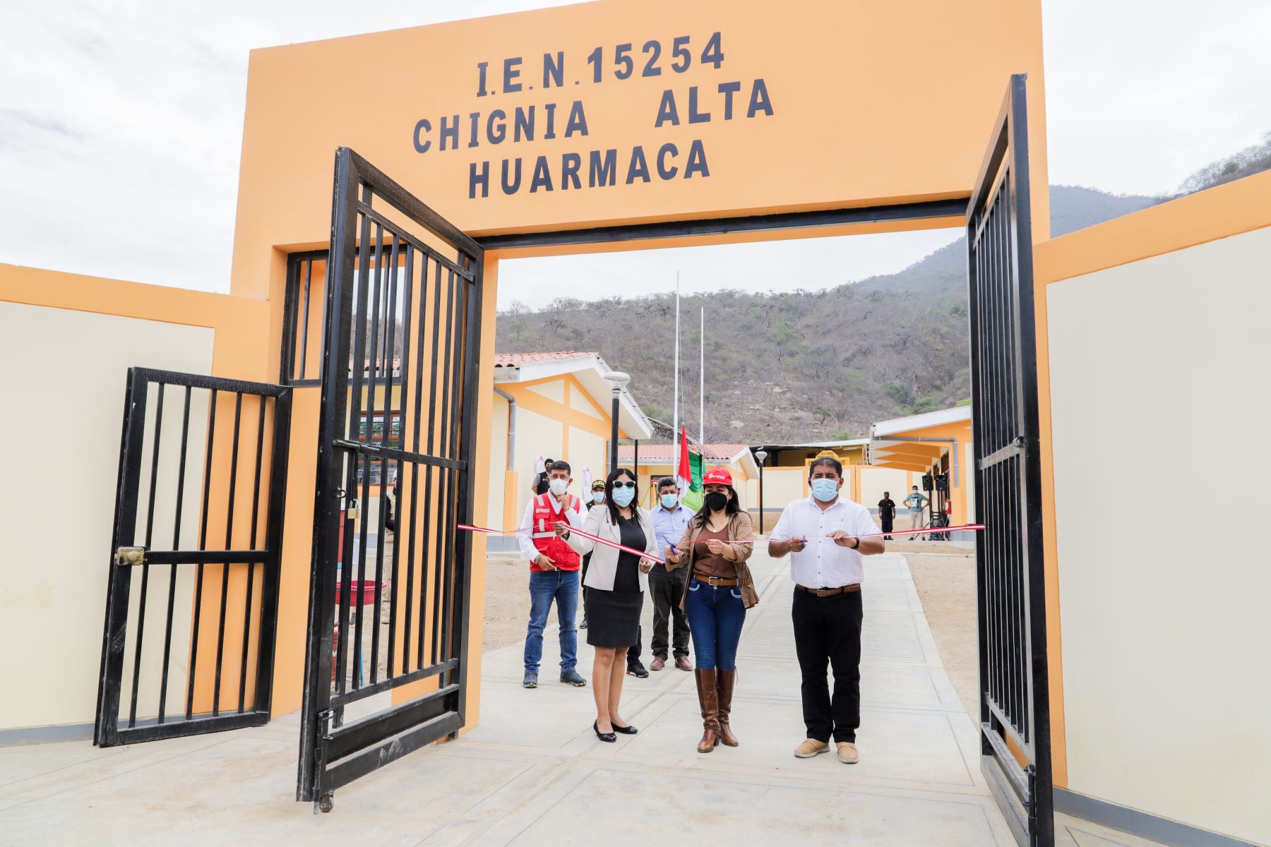 Escolares del distrito de Huarmaca, región Piura, se beneficiarán con modernas escuelas cuando retornen a las clases presenciales. Foto: ANDINA/Difusión