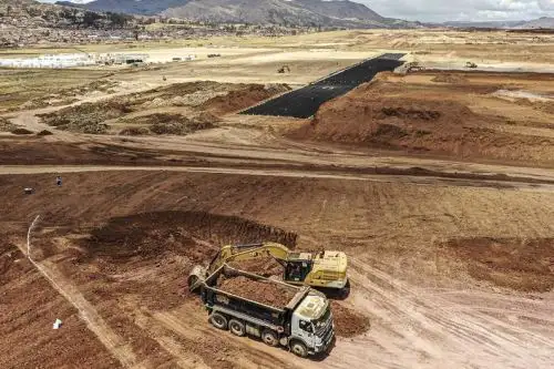 Los trabajos de movimiento de tierras registran un avance del 30 % hasta fines de setiembre, informó el MTC. Foto: ANDINA/difusión.