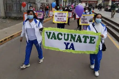 Pasacalle recorrió las vías más transitadas de la ciudad de Chota, región Cajamarca. Foto: ANDINA/Difusión