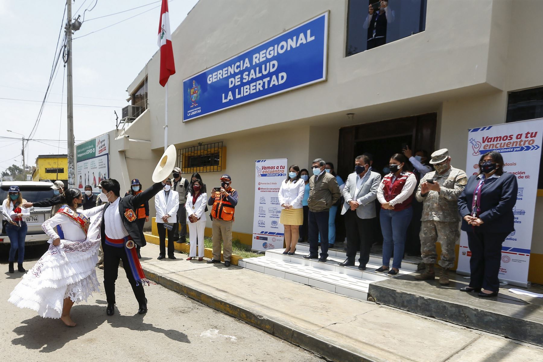 El ministro de Salud, Hernando Cevallos, cumplió agenda de trabajo en la región La Libertad. Foto: ANDINA/Difusión