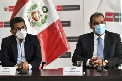 A pocas semanas de la campaña navideña, Los ministros de la Producción, José Incio, y del Interior, Luis Barranzuela promueven acciones para garantizar el orden y la seguridad en Gamarra y Mesa Redonda. ANDINA/ Mininter