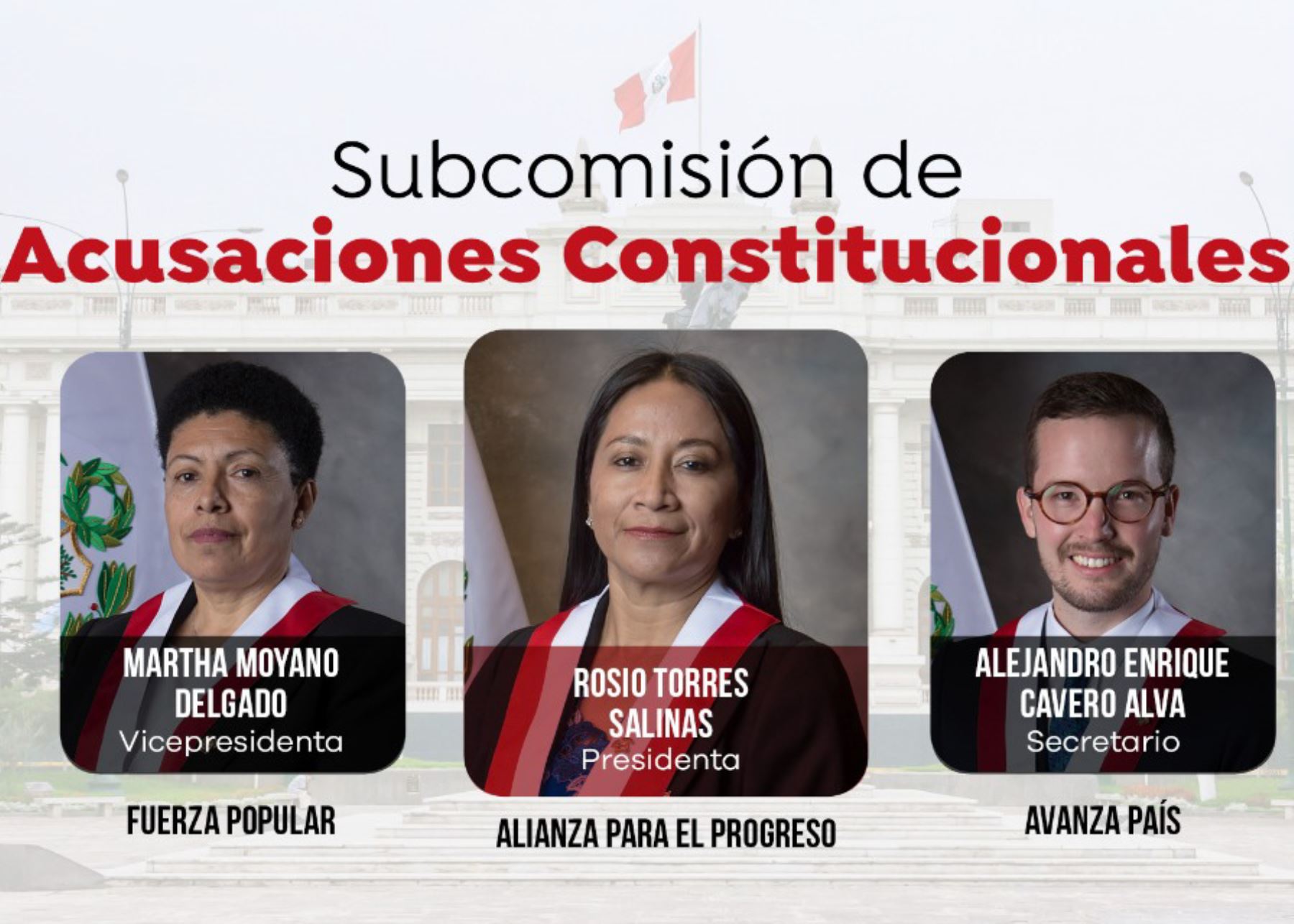 Rosio Torres presidirá Subcomisión de Acusaciones Constitucionales.