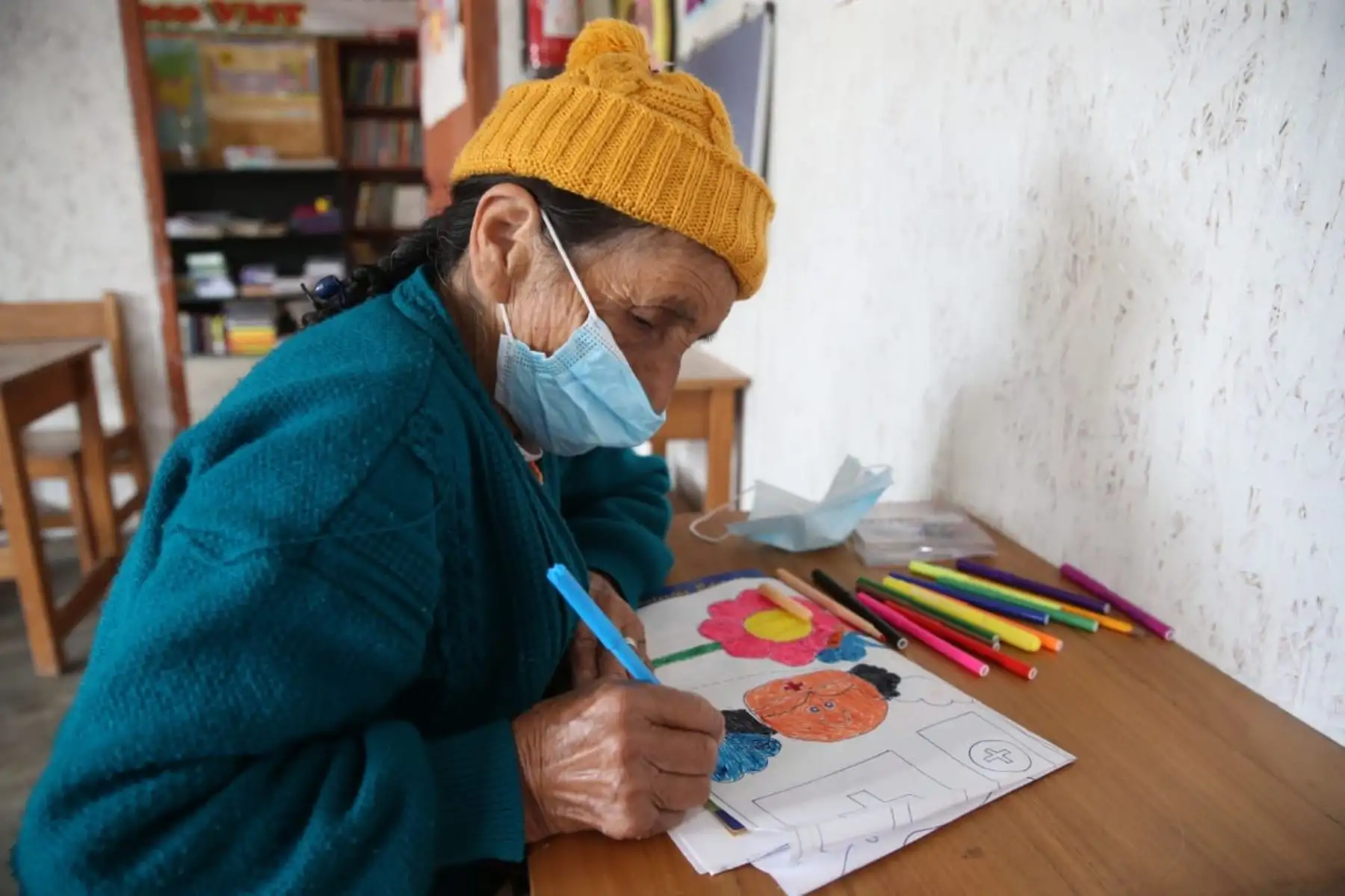 Además se realizó otra visita al AA.HH. Cerro Franco en Villa María del Triunfo, donde se desarrolla también la estrategia “Aprendo en Comunidad”. Foto: ANDINA/Minedu