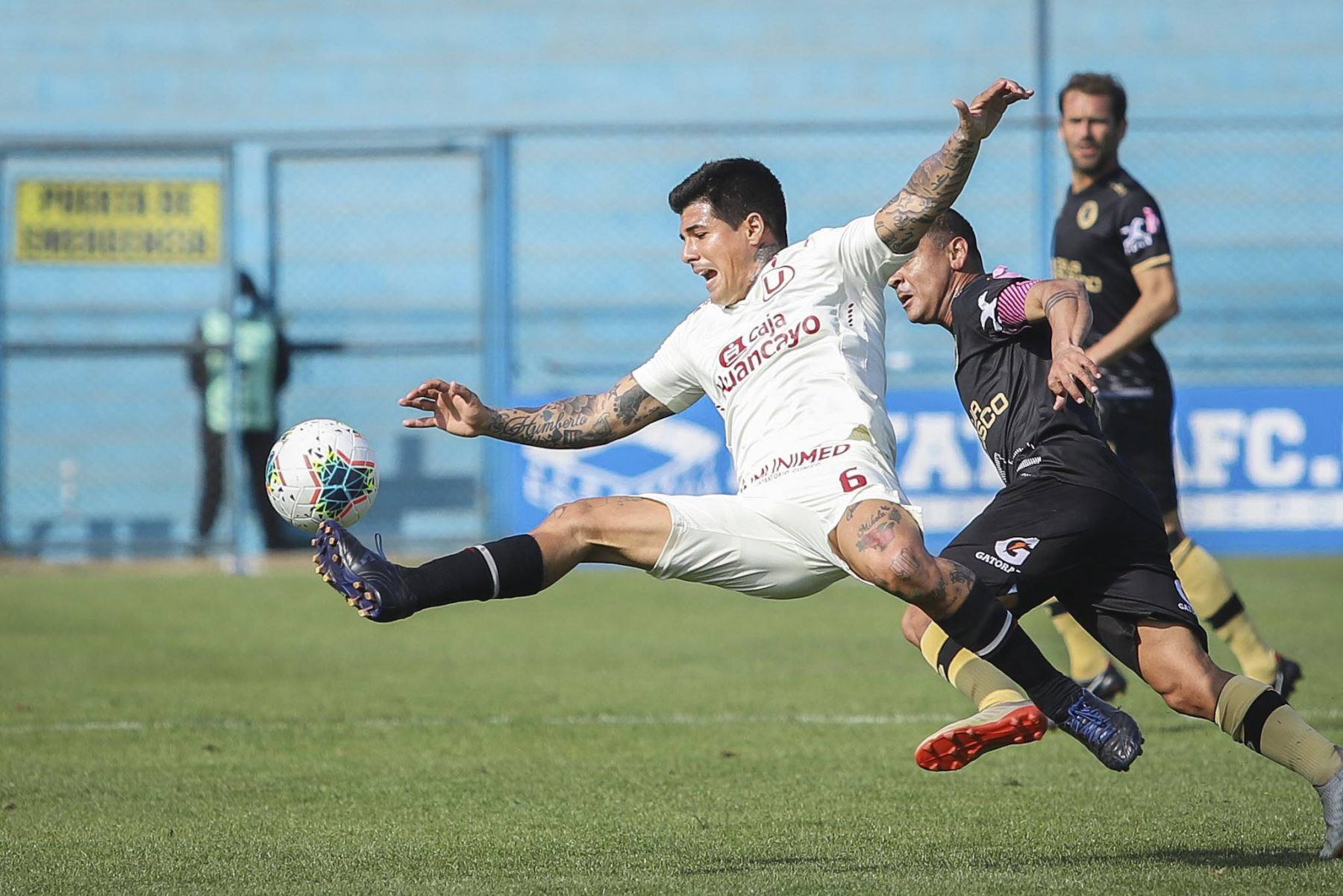 Universitario enfrenta a Cusco F.C en el estadio Alberto gallardo por la Fase 2 de la Liga 1. Foto: FPF
