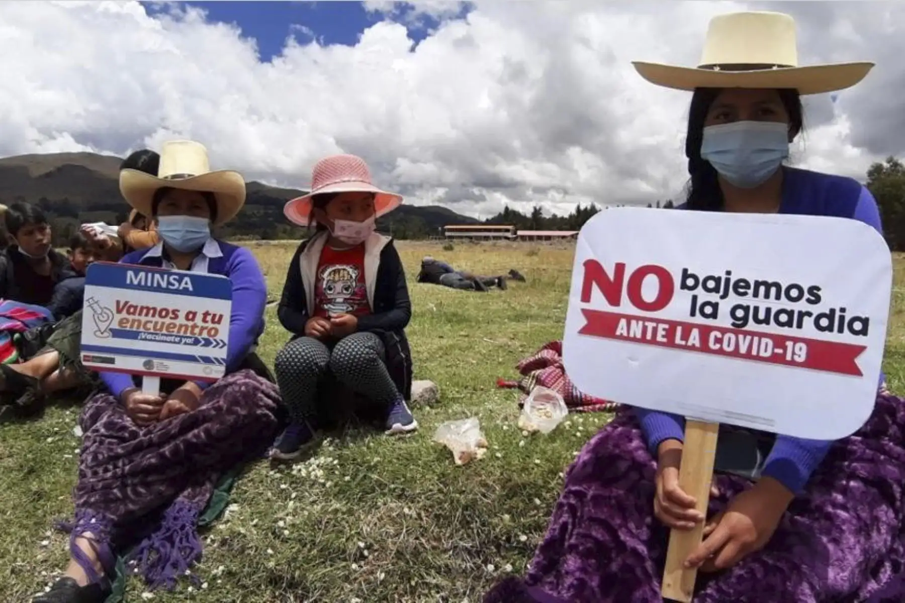 En la zona rural de la región Cajamarca, a más 3450 m.s.n.m. se ubica el Centro Poblado de Tual donde viven más de 260 familias. Vamos a tu encuentro, ¡Vacúnate Ya! llegó para vacunar contra la covid-19 a los pobladores de la región. Foto: Minsa