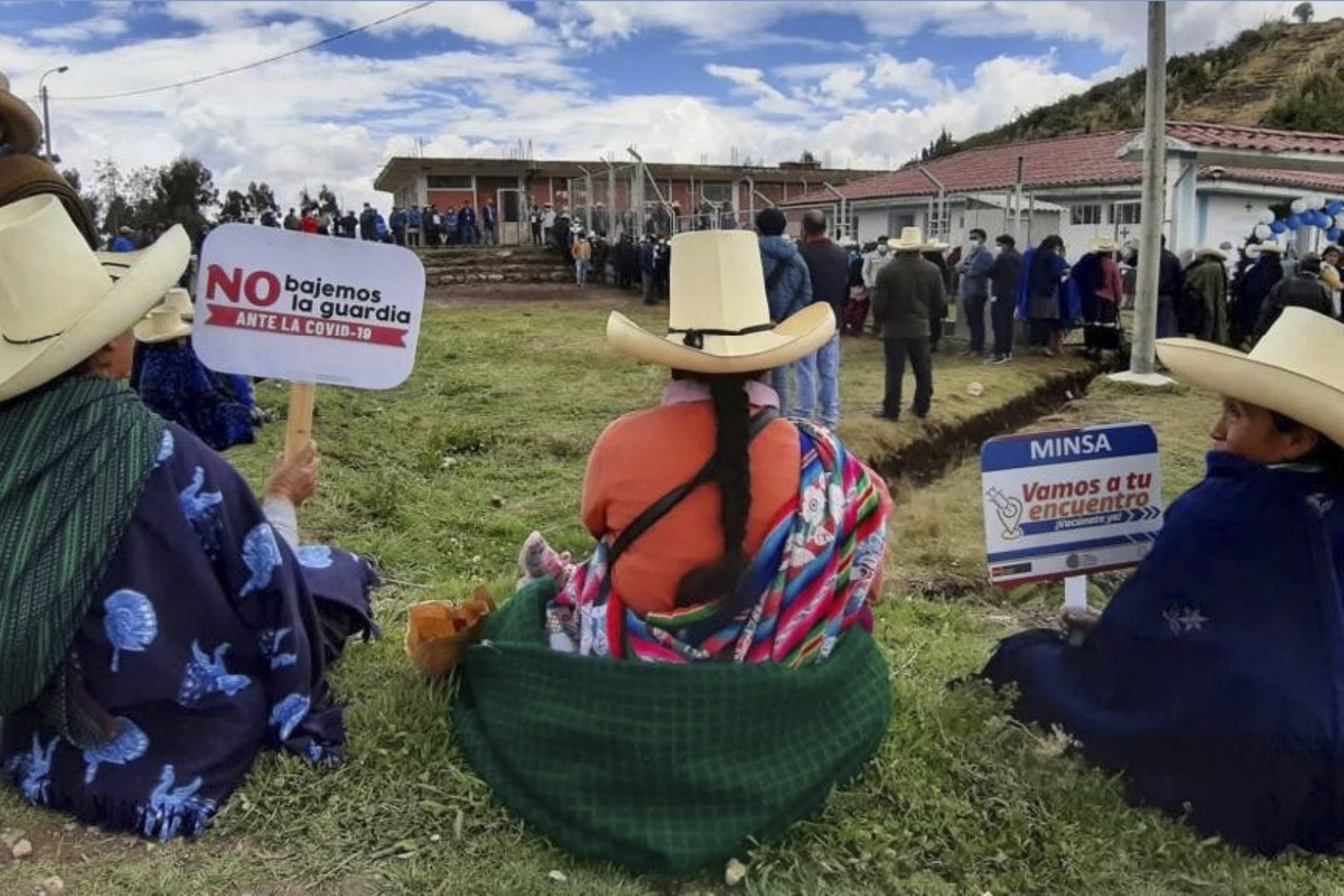En la zona rural de la región Cajamarca, a más 3450 m.s.n.m. se ubica el Centro Poblado de Tual donde viven más de 260 familias. Vamos a tu encuentro, ¡Vacúnate Ya! llegó para vacunar contra la covid-19 a los pobladores de la región. Foto: Minsa