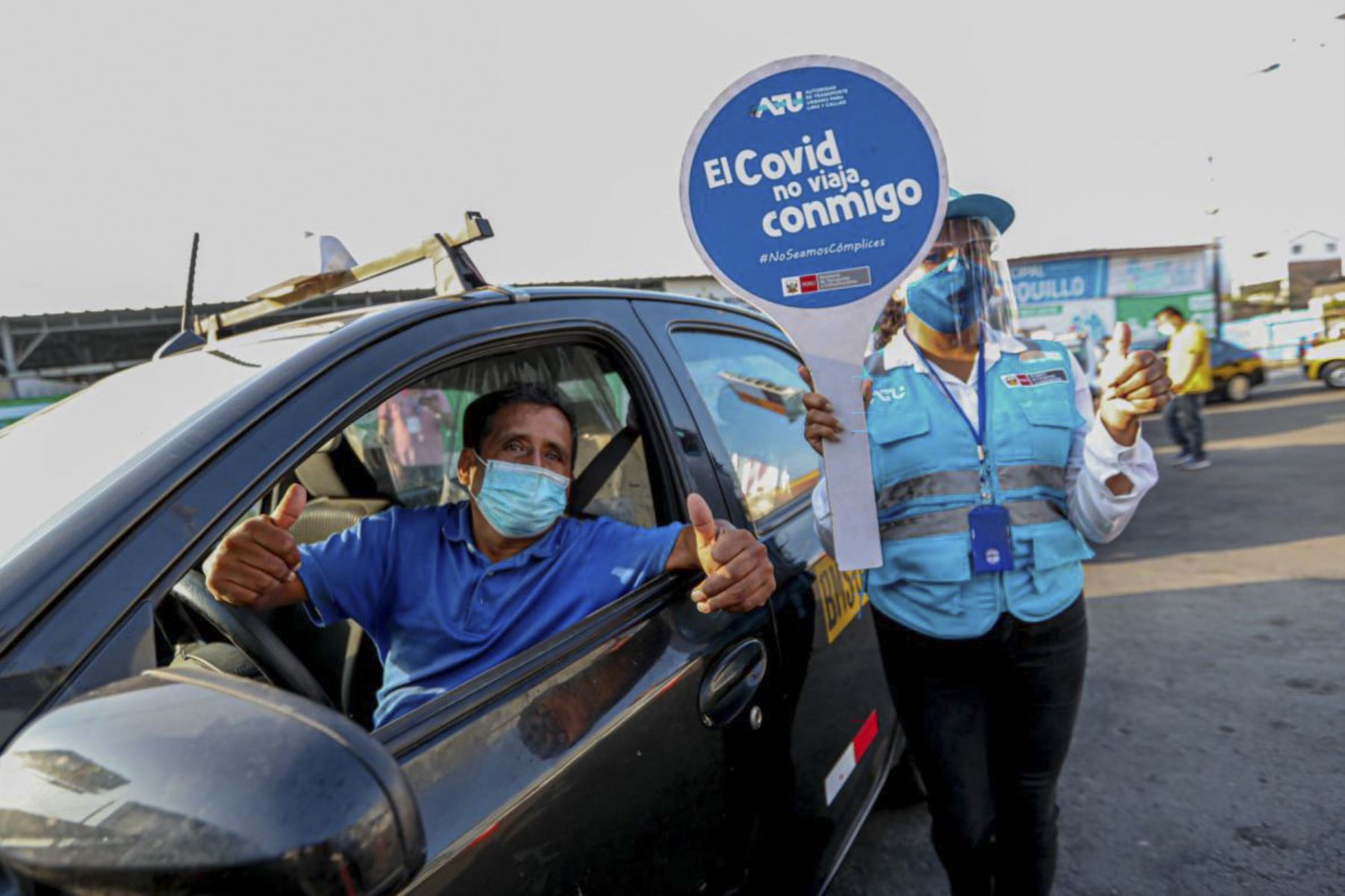 Harán pruebas moleculares gratuitas a taxistas y pasajeros. Foto: ANDINA/Difusión