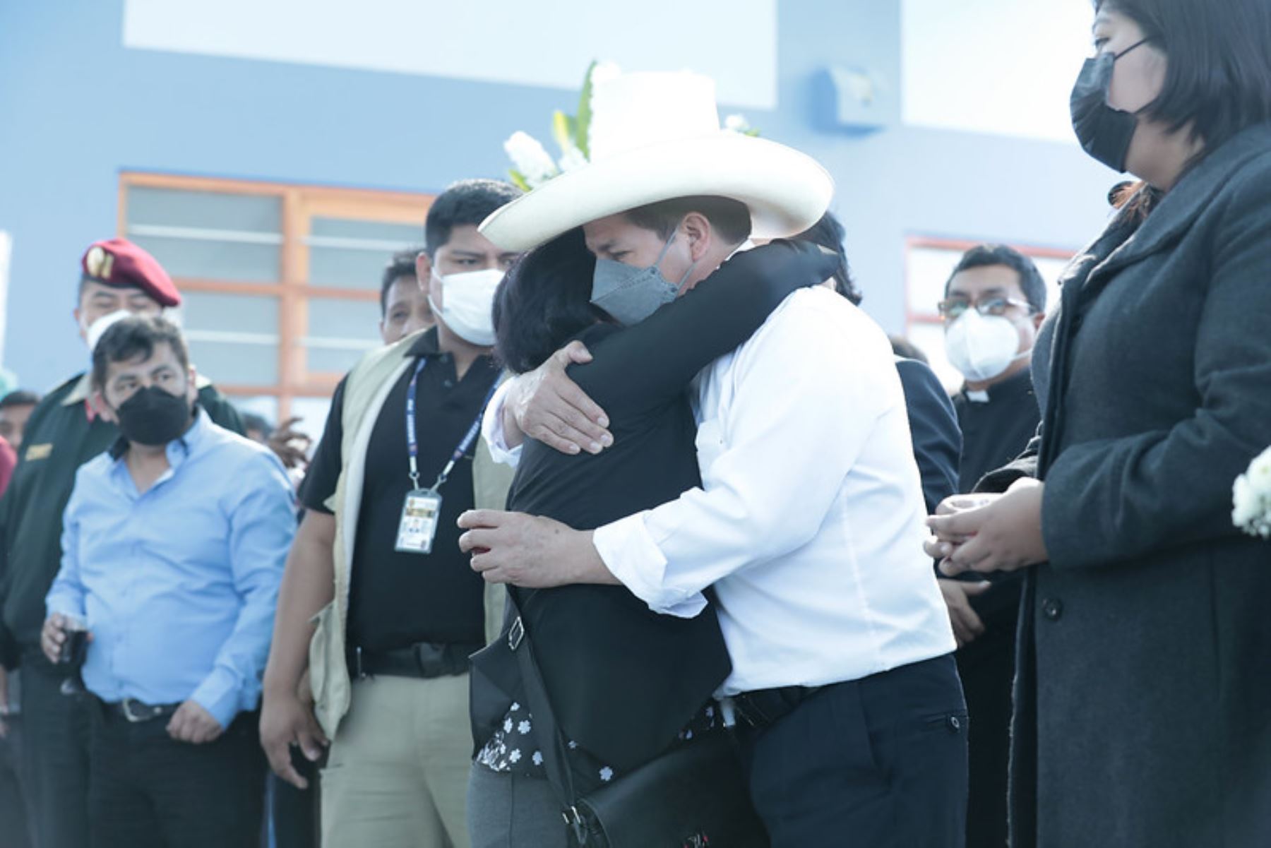 Presidente de la República, Pedro Castillo, viajó a la región Tacna para asistir al velorio del congresista Fernando Herrera. Foto: ANDINA/Prensa Presidencia