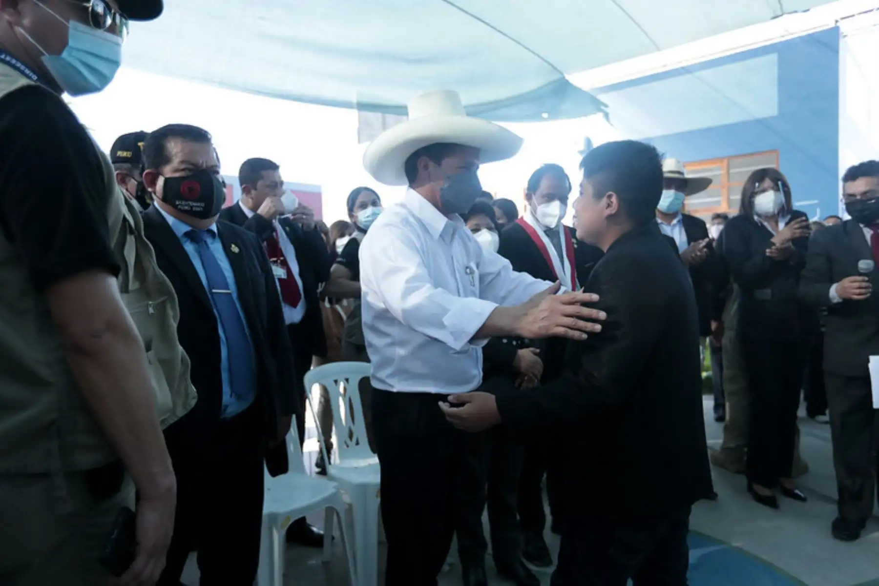 Presidente de la República, Pedro Castillo, viajó a la región Tacna para asistir al velorio del congresista Fernando Herrera. Foto: ANDINA/Prensa Presidencia