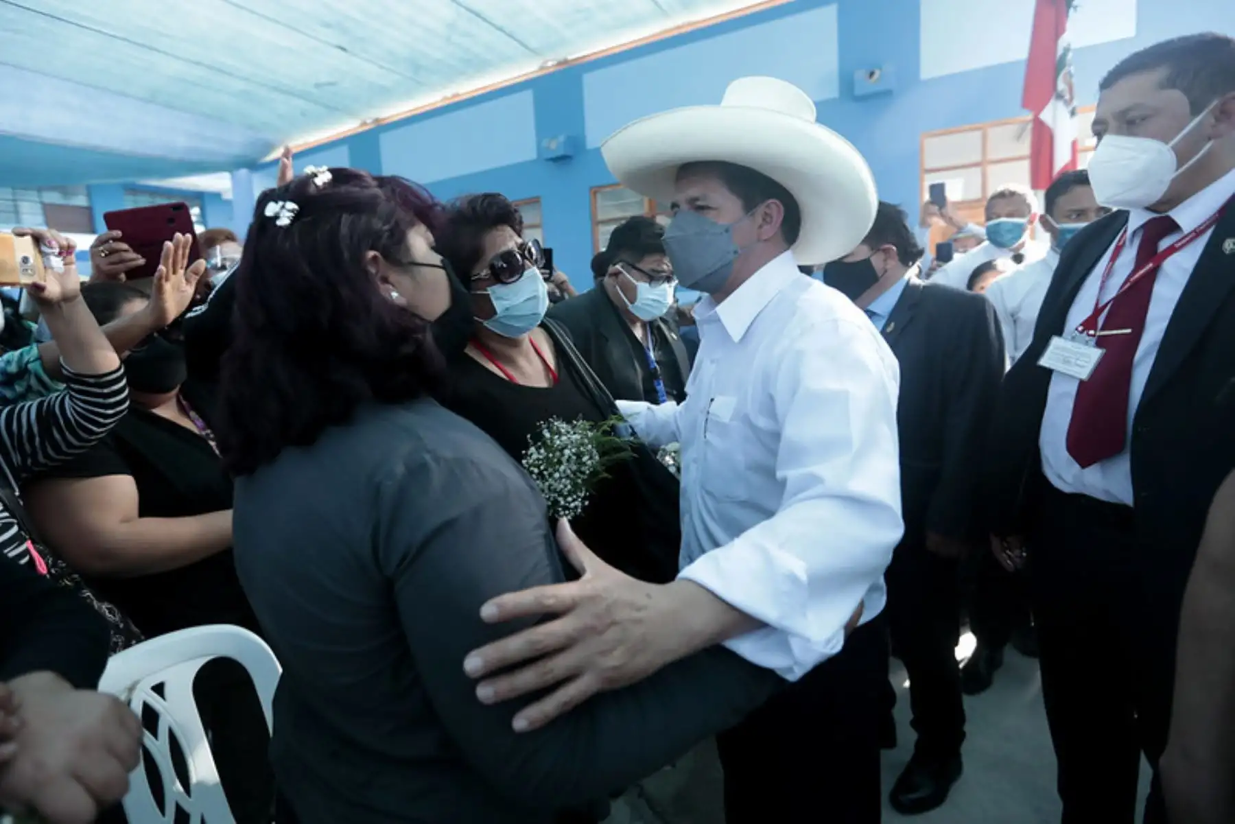 Presidente de la República, Pedro Castillo, viajó a la región Tacna para asistir al velorio del congresista Fernando Herrera. Foto: ANDINA/Prensa Presidencia