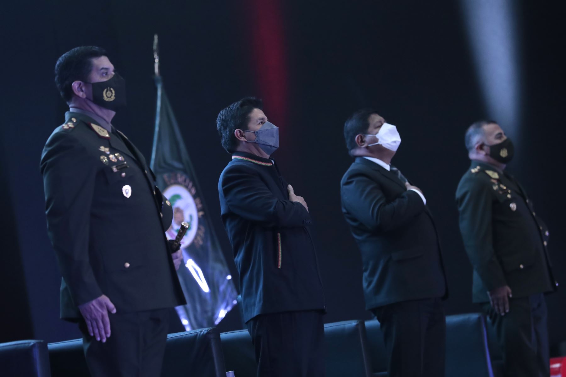 Presidente Pedro Castillo, inaugura el VIII Salón Internacional de Tecnología para la Defensa y Prevención de Desastres- SITDEF PERÚ 2021. Foto: ANDINA/ Prensa Presidencia
