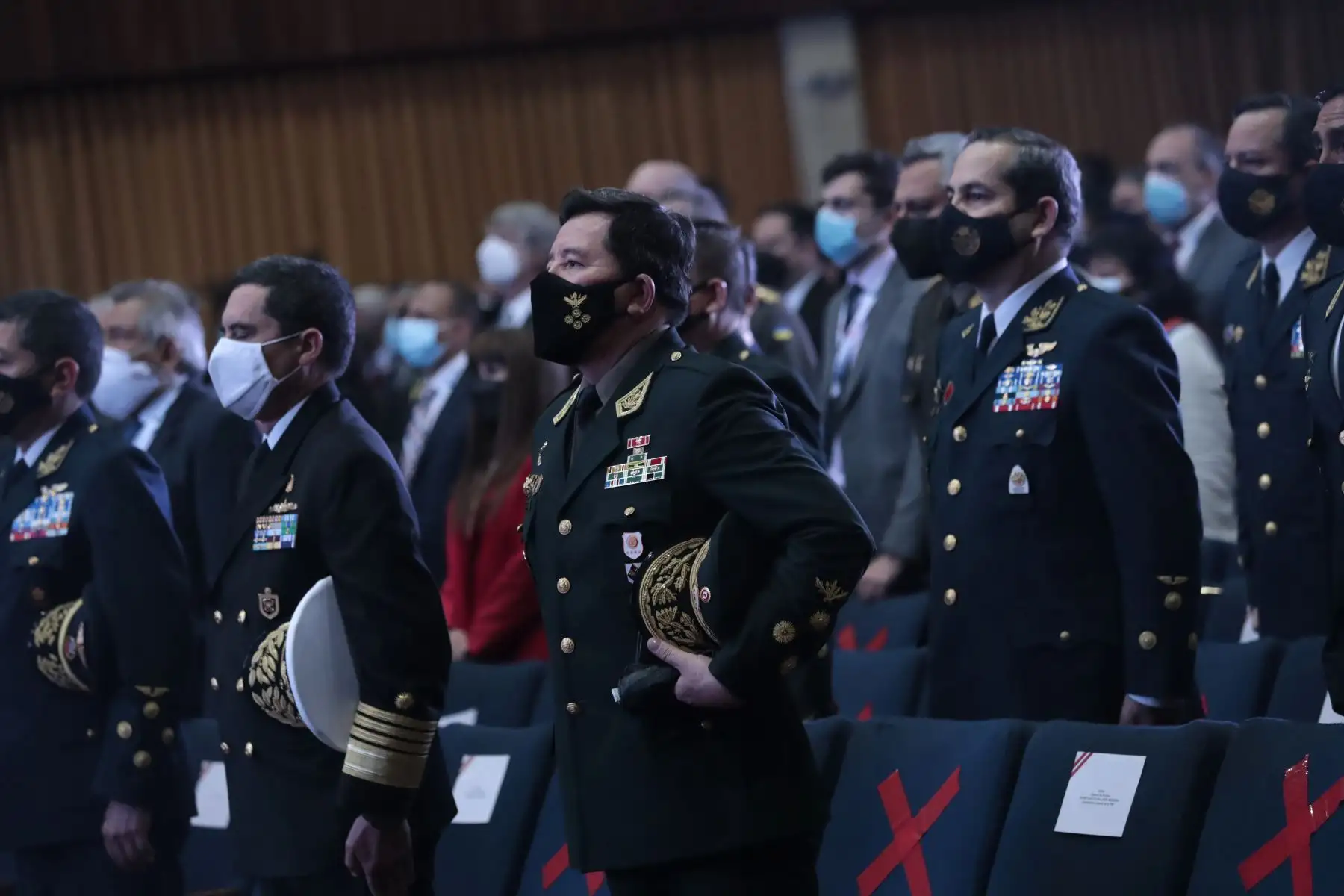 Presidente Pedro Castillo, inaugura el VIII Salón Internacional de Tecnología para la Defensa y Prevención de Desastres- SITDEF PERÚ 2021. Foto: ANDINA/ Prensa Presidencia