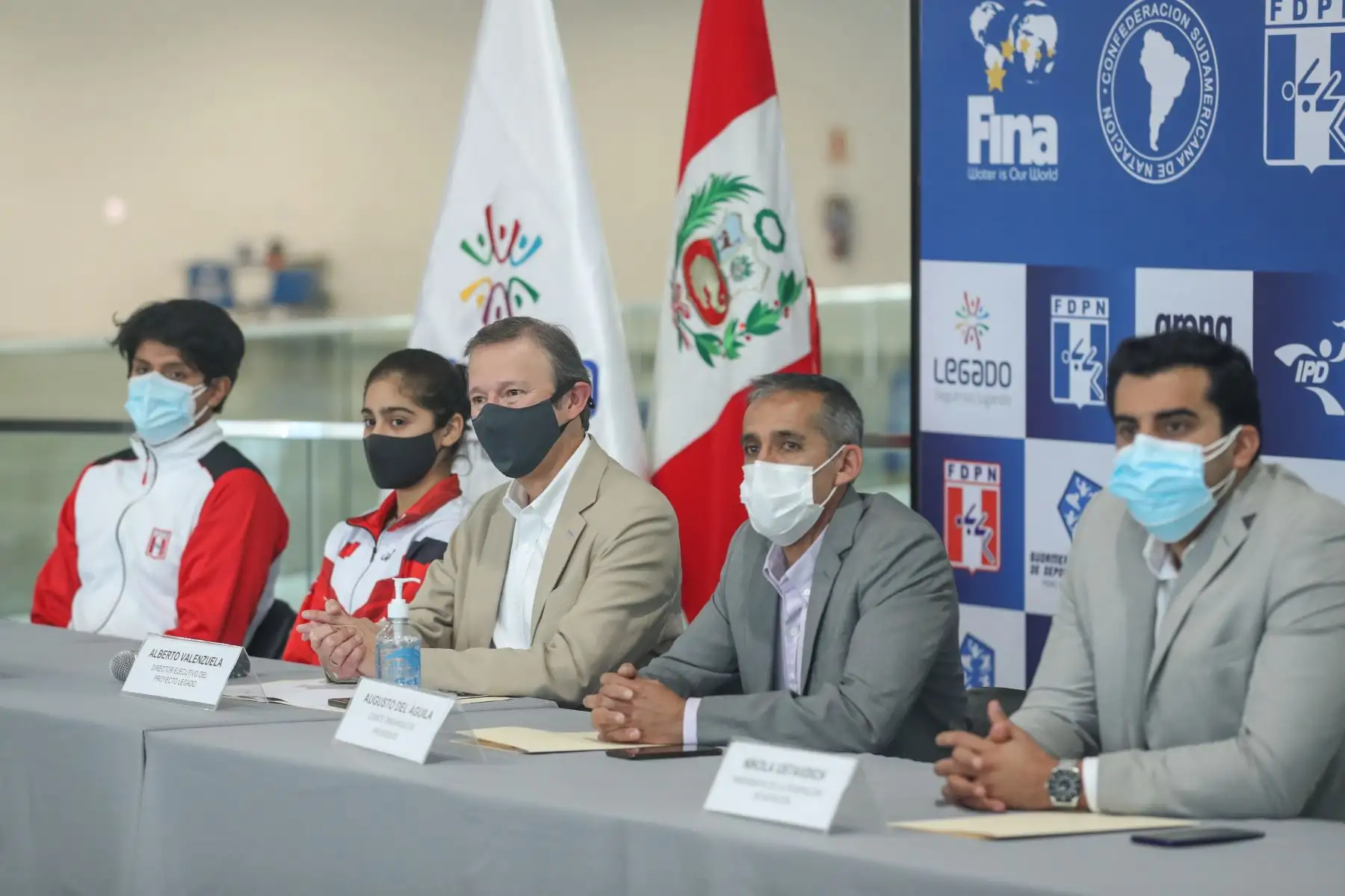 Del 1ero al 13 de Noviembre el Perú será sede del Sudamericano Juvenil de Deportes Acuáticos, que se llevará a cabo en el Centro Acuático de la Videna, en un trabajo coordinado entre la Federación Deportiva Peruana de Natación y el Proyecto Legado.
Foto: ANDINA/Andrés Valle
