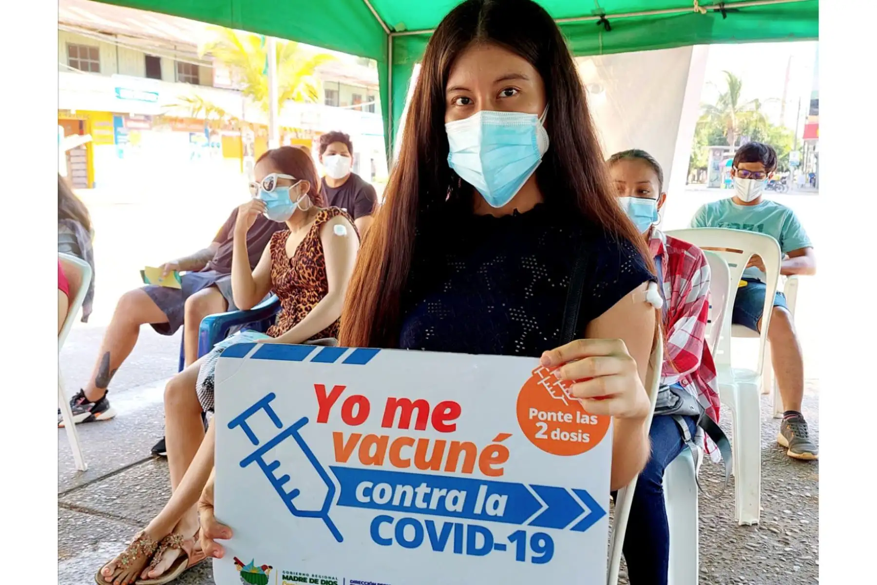 La jornada de vacunación en Madre de Dios tiene el lema “Ahora es tu turno”. Foto: ANDINA/Difusión.