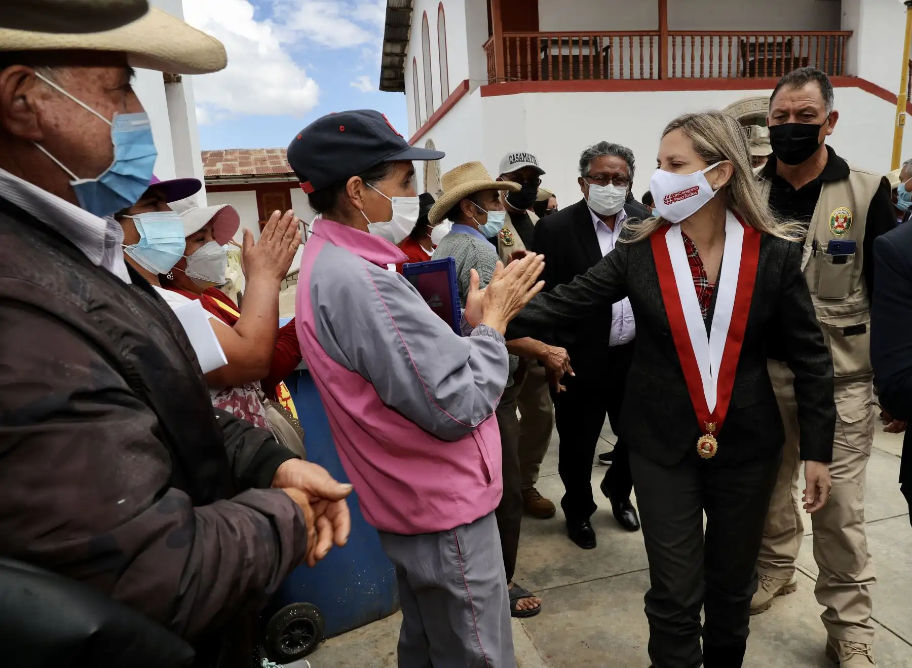 Presidenta del Congreso Maricarmen Alva y delegación de legisladores visitan la provincia de Contumazá, Cajamarca. 
Foto: Congreso de la República