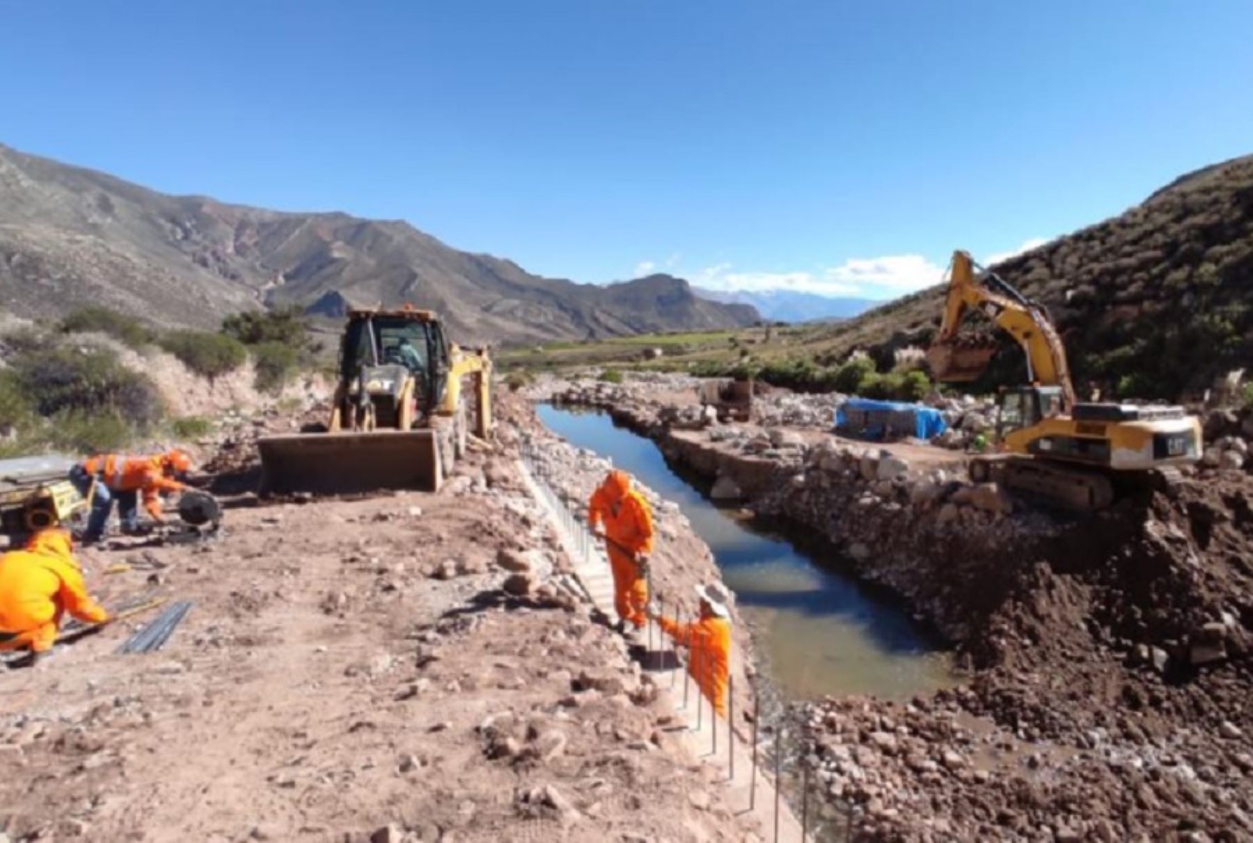 Arequipa: agricultores incrementarán productividad con rehabilitación de obra de riego