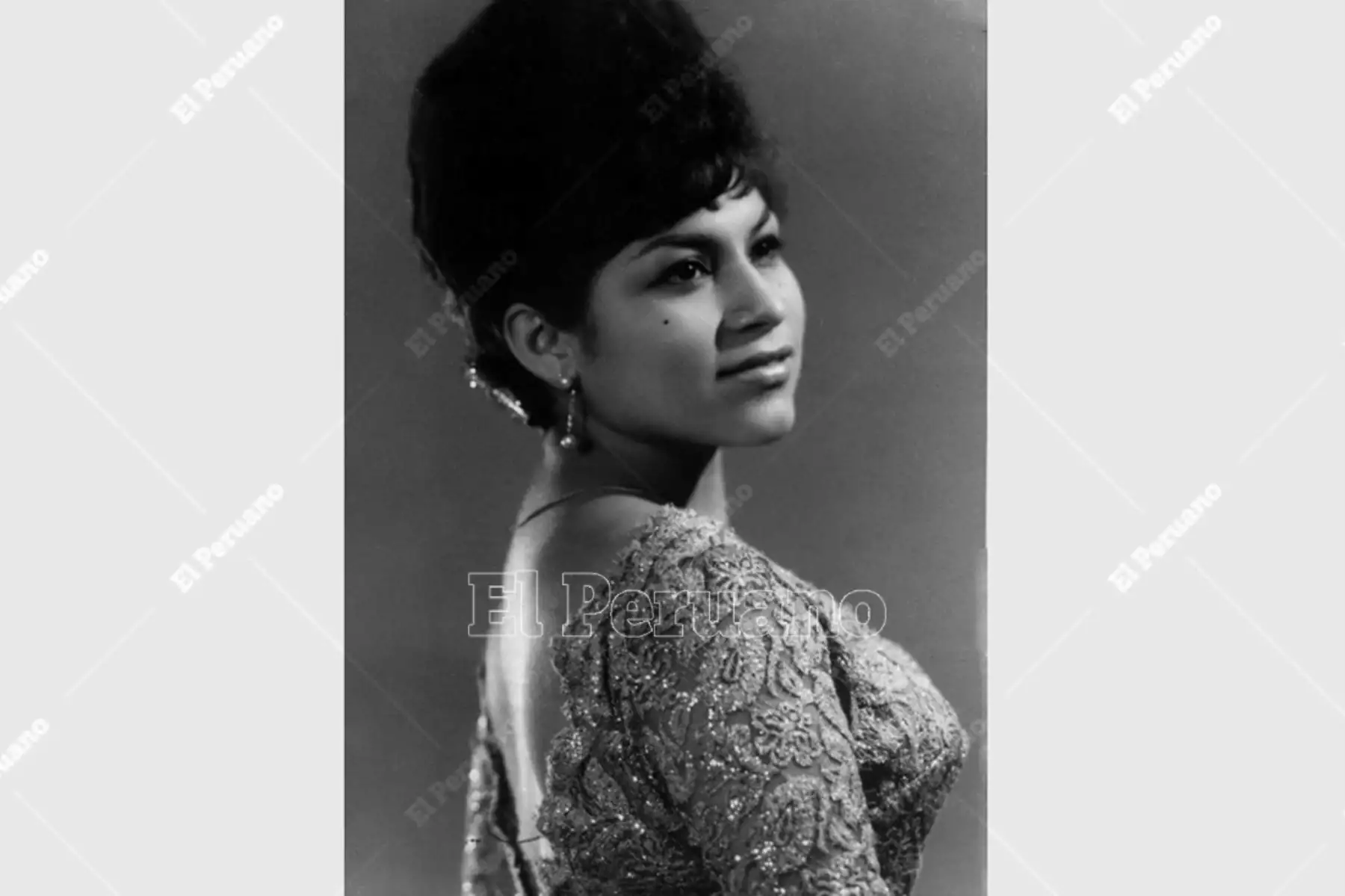 Maritza Rodríguez, la "Princesa de la Canción Criolla" (1970). Foto: Archivo Históricio de El Peruano