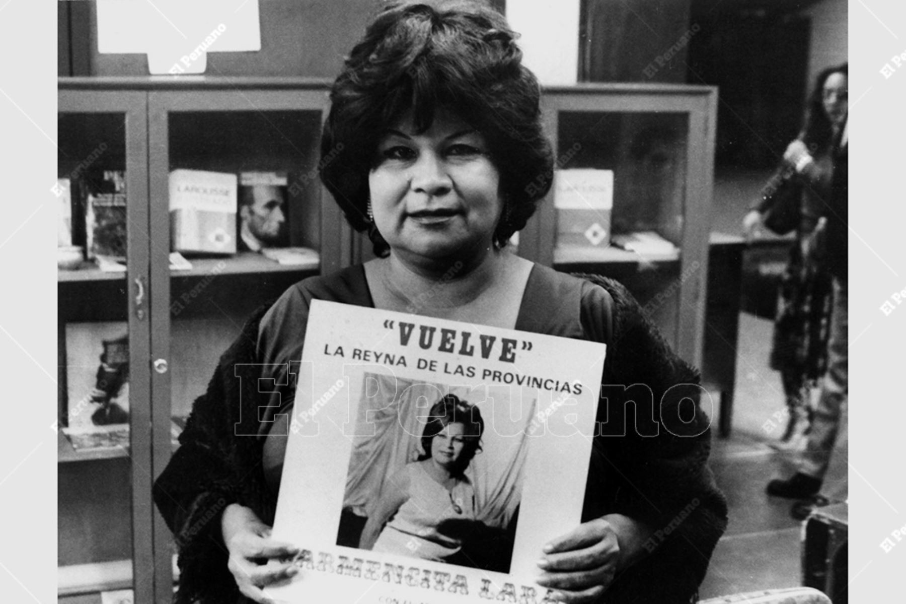 Carmencita Lara, la "Reina de las provincias" (1981). Foto: Archivo Histórico de El Peruano / Leoncio Mariscal