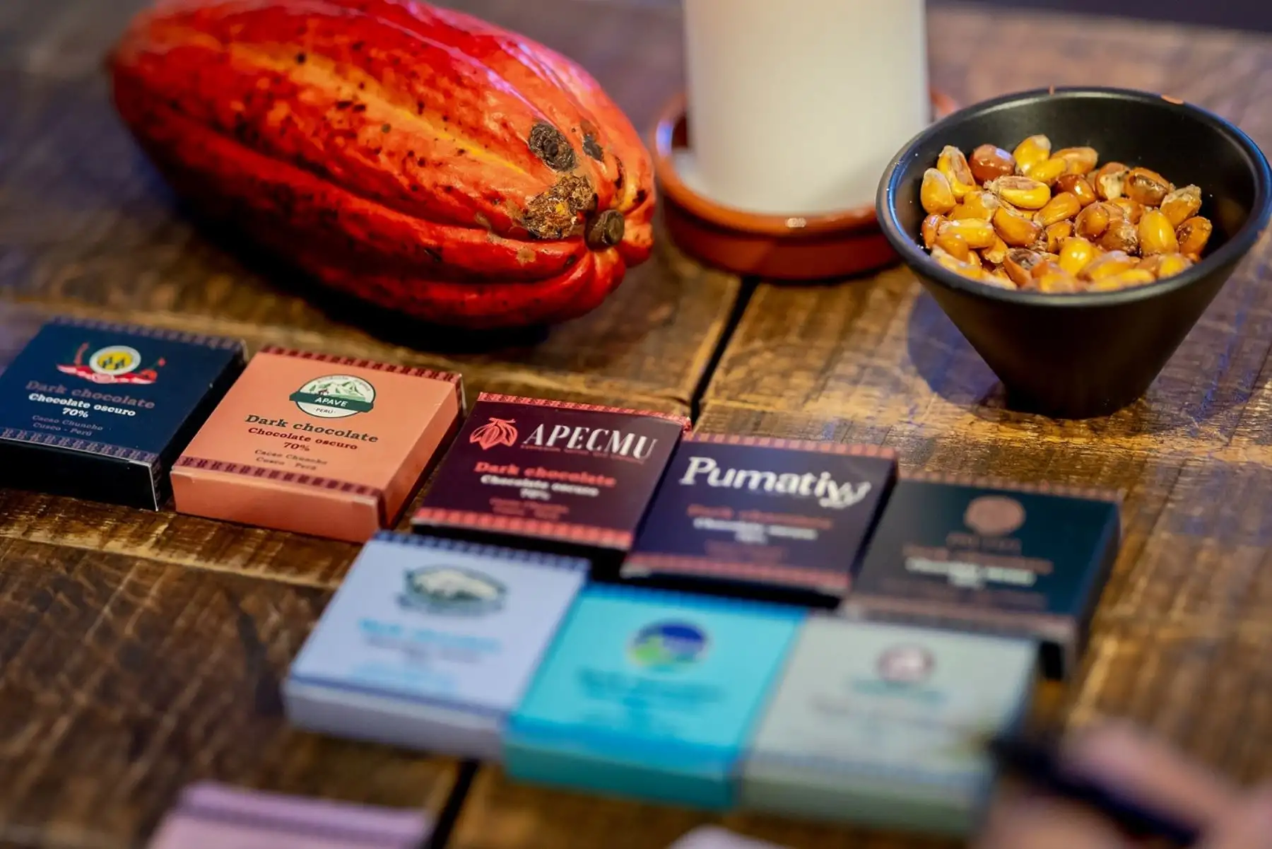 Cacao peruano.