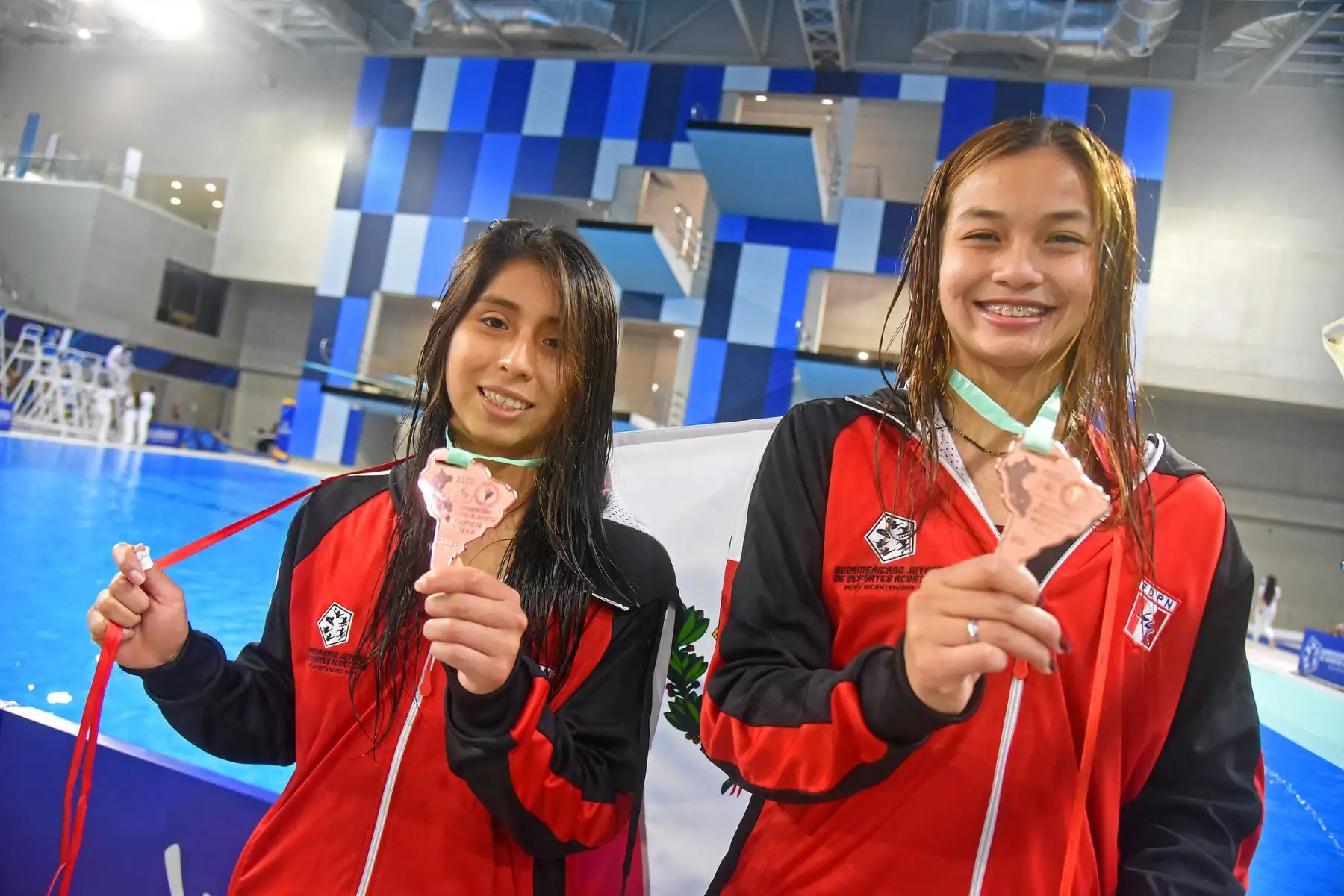 Se dio inicio a las competencias de clavados en el Sudamericano Juvenil de Deportes Acuáticos Perú Bicentenario 2021. Foto: Legado