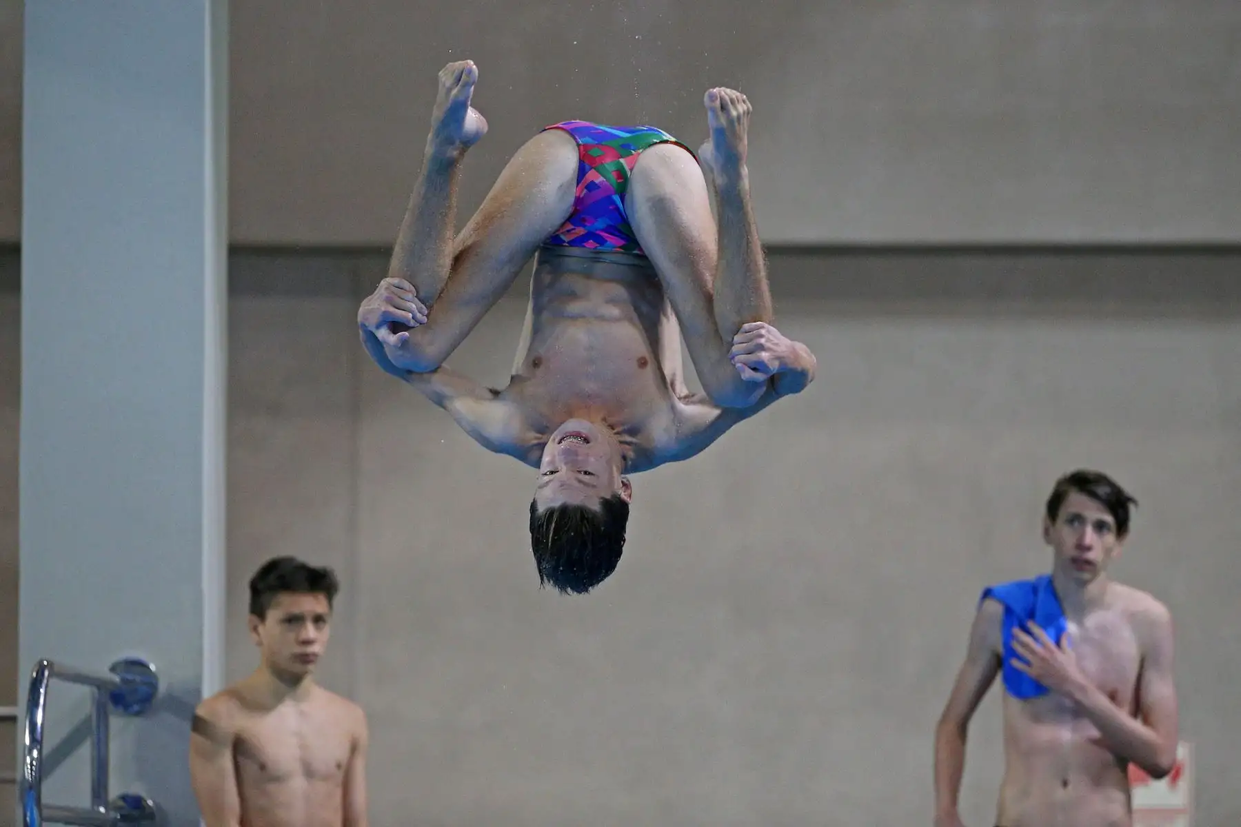Se dio inicio a las competencias de clavados en el Sudamericano Juvenil de Deportes Acuáticos Perú Bicentenario 2021. Foto: Legado