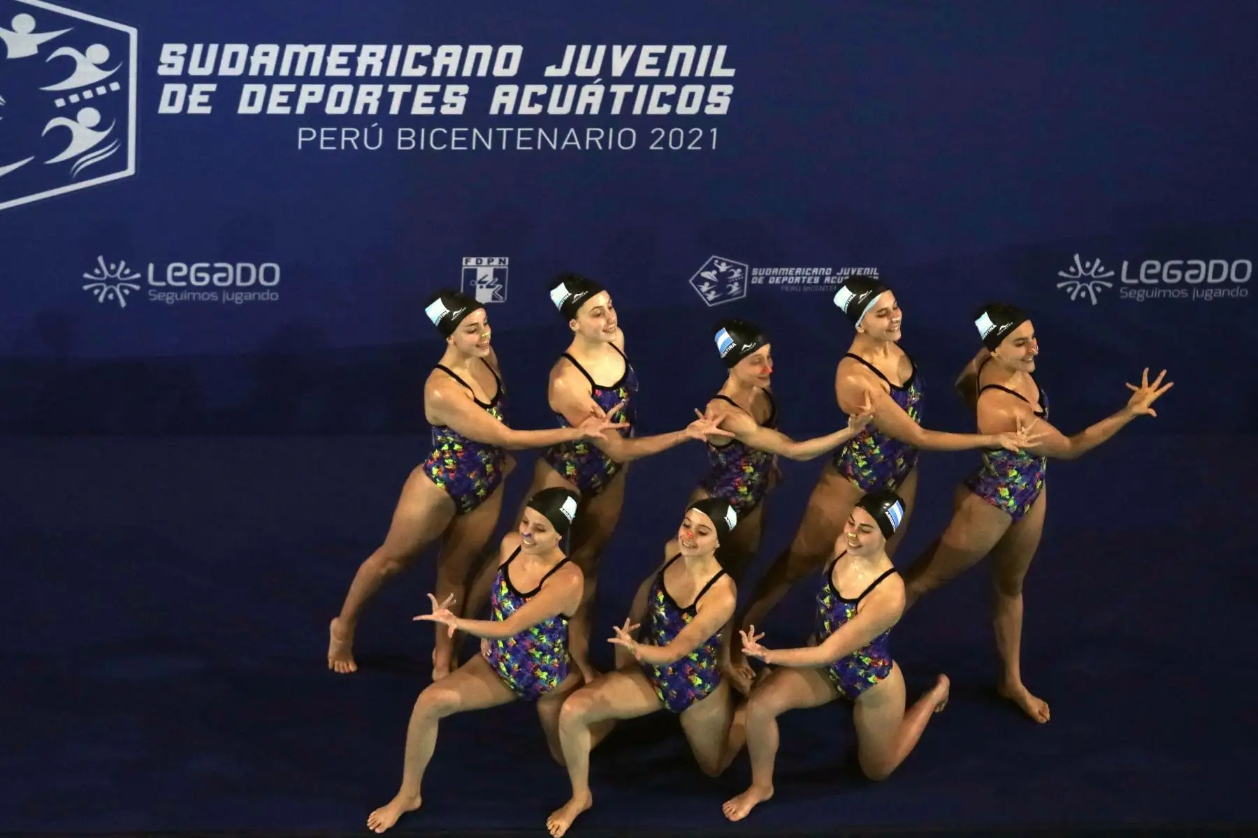 Competencia de Equipo Técnico Junior en Sudamericano de Deportes Acuáticos Perú Bicentenario 2021.
Foto: ANDINA/Legado