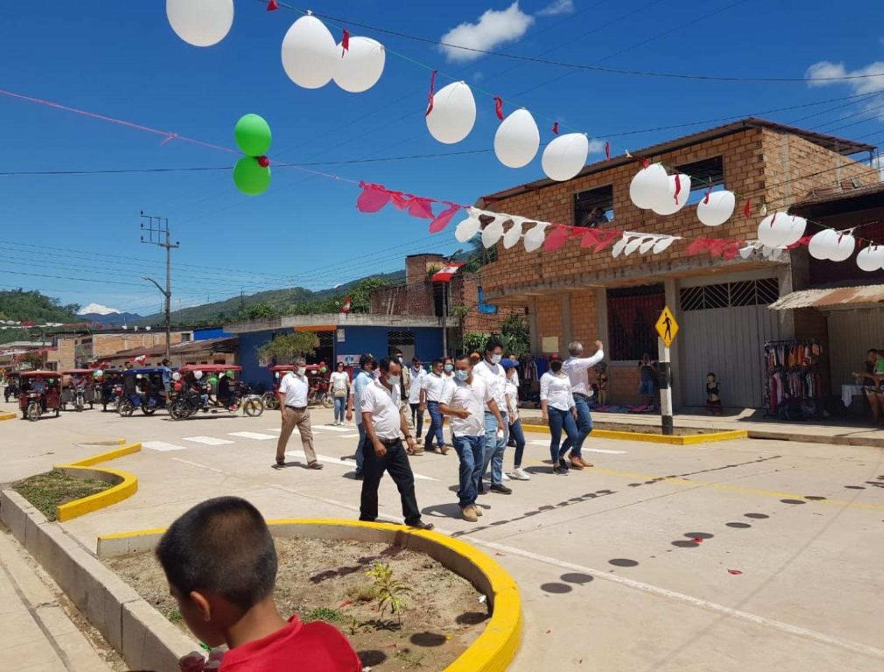 Autoridades entregan obra de pistas y veredas en Chazuta que beneficia a más de 7,600 pobladores de ese distrito turístico ubicado en la región San Martín, destacó el Ministerio de Vivienda. ANDINA/Difusión