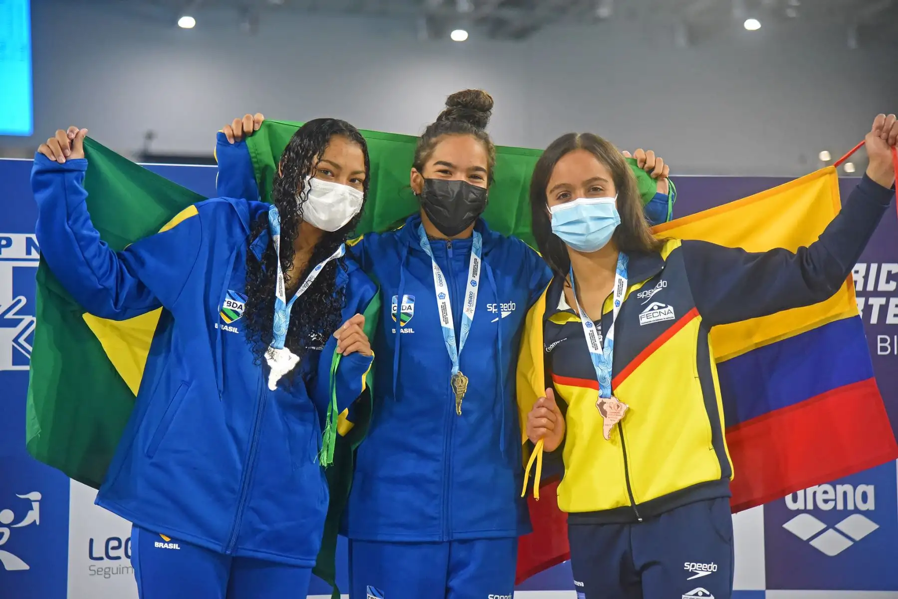 Segundo día de competencias de Clavados en el Sudamericano Juvenil de Deportes Acuáticos Perú Bicentenario 2021 en el Centro Acuático de La Videna. Foto: Legado