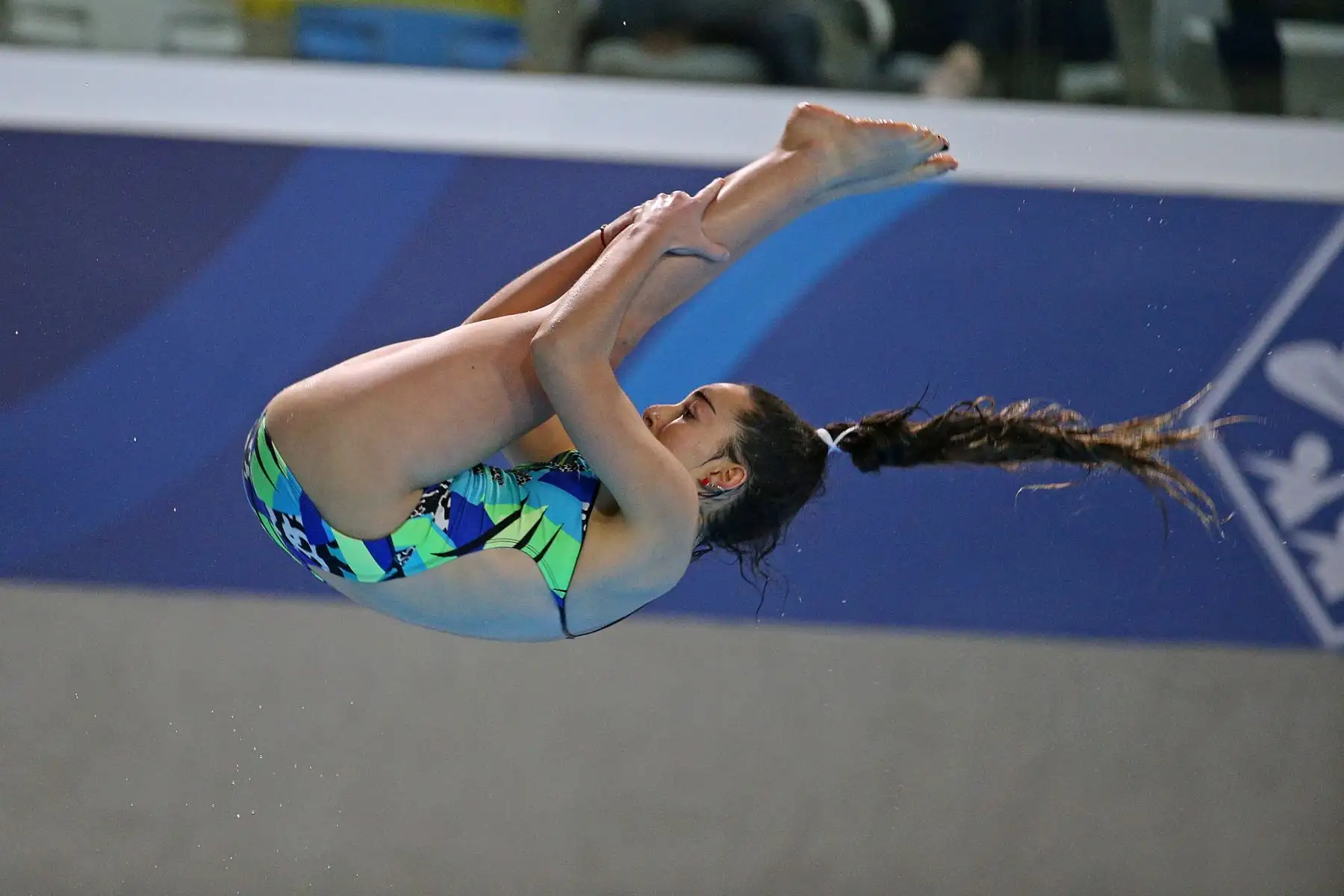 Segundo día de competencias de Clavados en el Sudamericano Juvenil de Deportes Acuáticos Perú Bicentenario 2021 en el Centro Acuático de La Videna. Foto: Legado