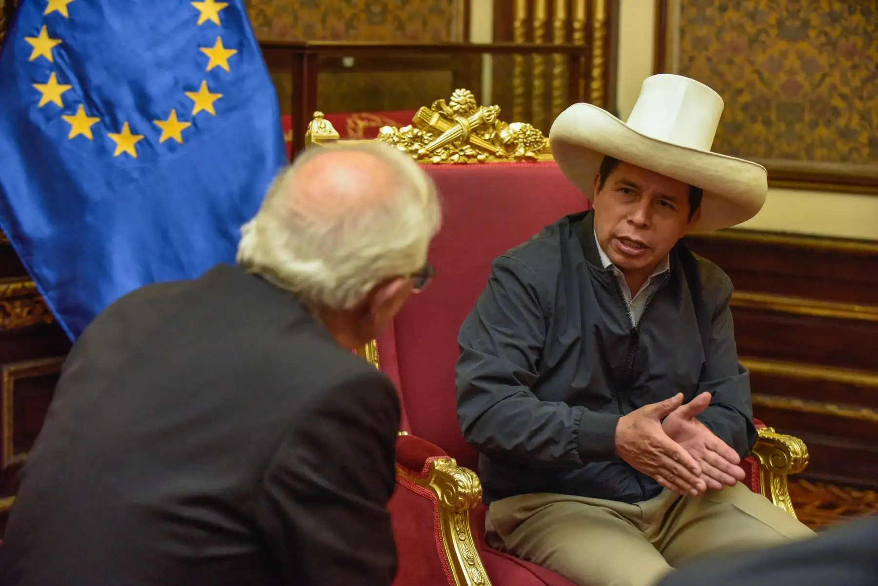 Presidente de la República, Pedro Castillo, sostuvo reunión con Josep Borrell, Alto Representante de la Unión Europea (UE). Foto: ANDINA/Prensa Presidencia