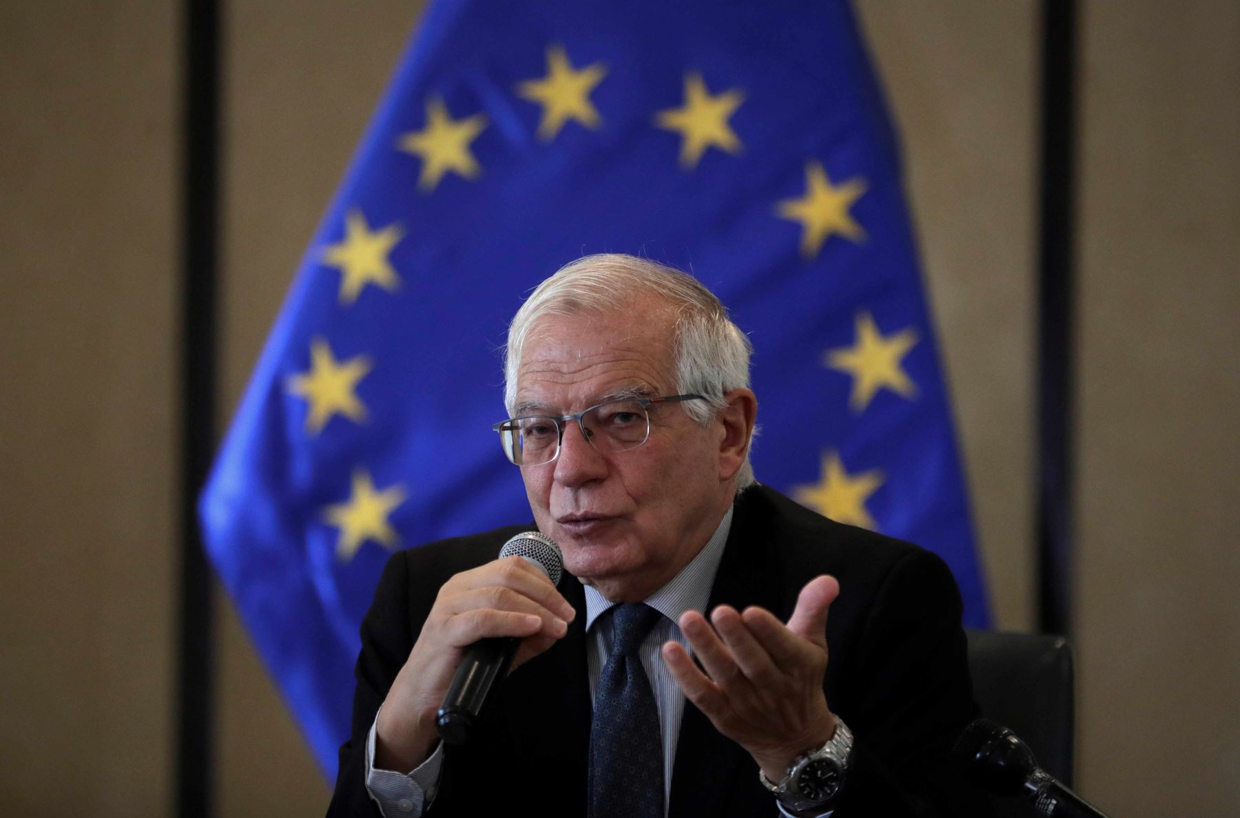 El alto representante de la Unión Europea (UE) para la Política Exterior, Josep Borrell. Foto: EFE