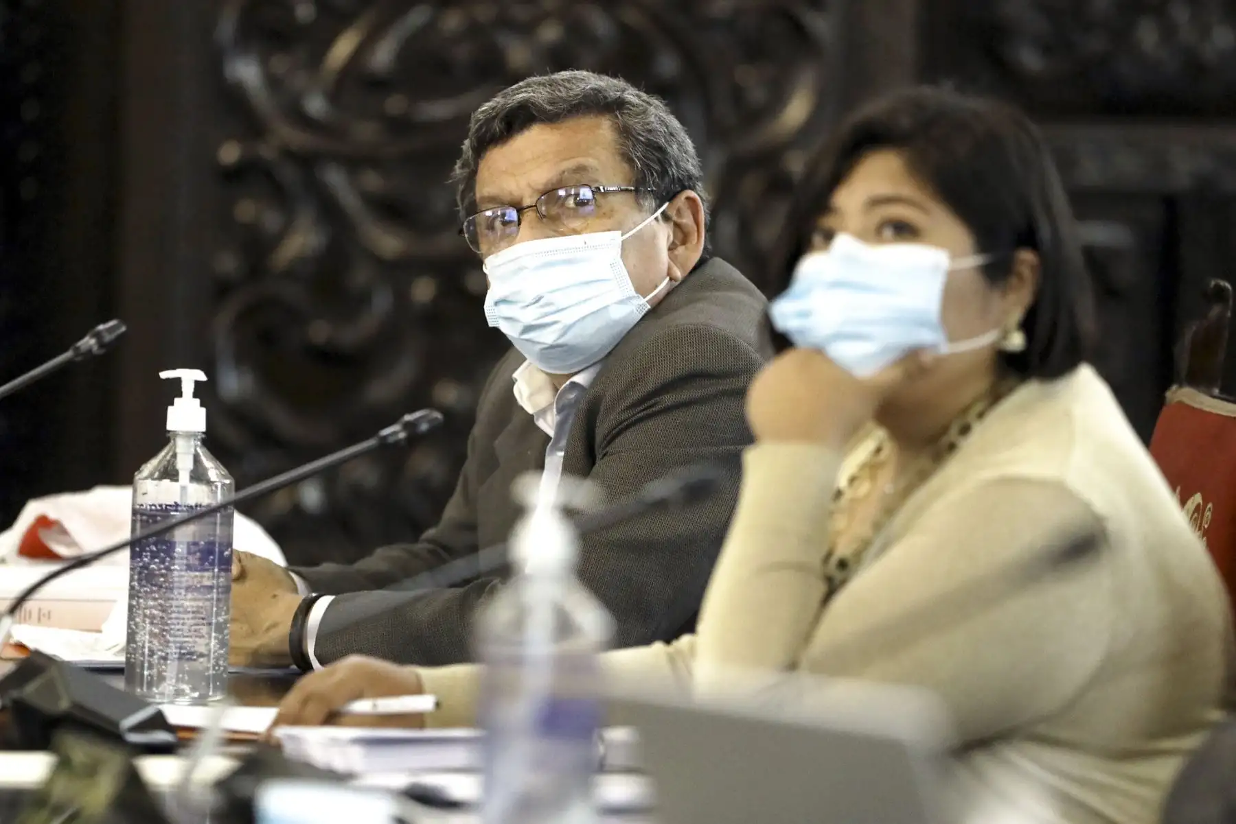 Jefe de Estado, Pedro Castillo, lidera sesión del Consejo de Ministros. Foto: ANDINA/Prensa Presidencia